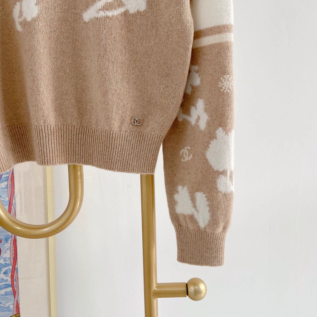 Chanel Chanel Ski Camel Turtleneck Sweater 36 Pre-owned Size XS / US 0-2 / IT 36-38 - 5 Thumbnail