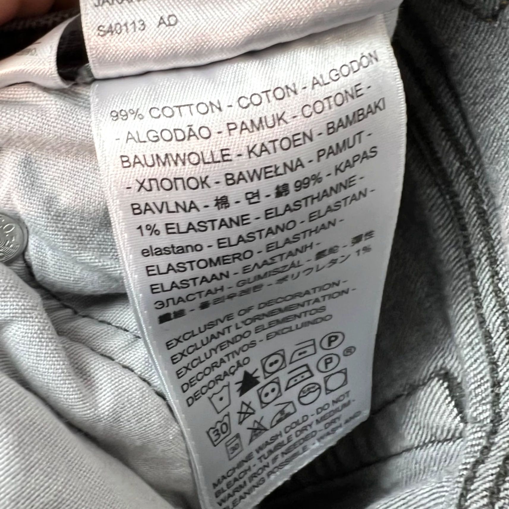 Levi's Levi's 501 Jeans Womens Straight Gray Stonewashed Denim 26x26 Classic Fit W26 L28 Size 26" / US 2 / IT 38 - 4 Thumbnail