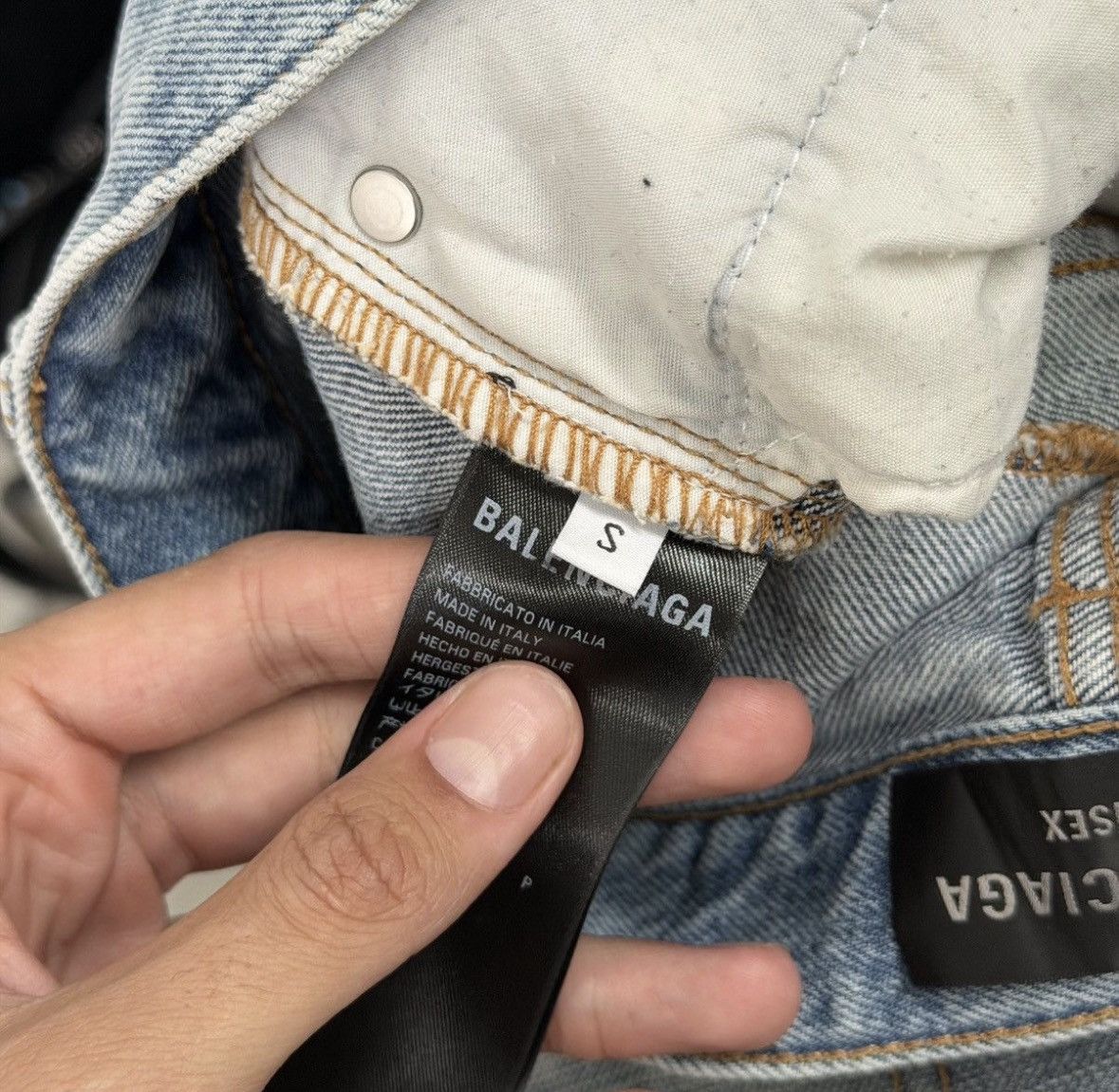 Balenciaga Balenciaga Distressed Layered Jeans Size US 33 - 8 Thumbnail
