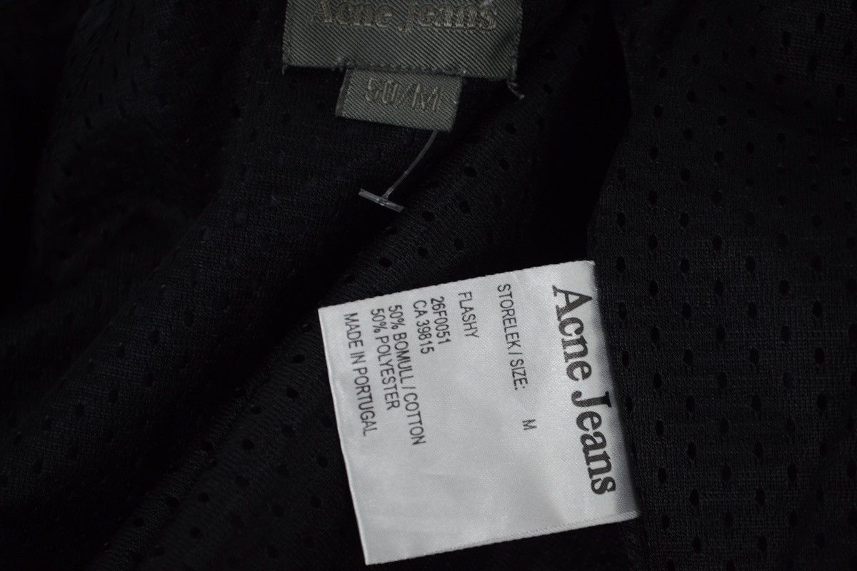 Acne Studios × Designer Big Logo 'ACNE' Flashy Full-Zip Bomber Long Sleeve Track Jacket Size US M / EU 48-50 / 2 - 18 Thumbnail