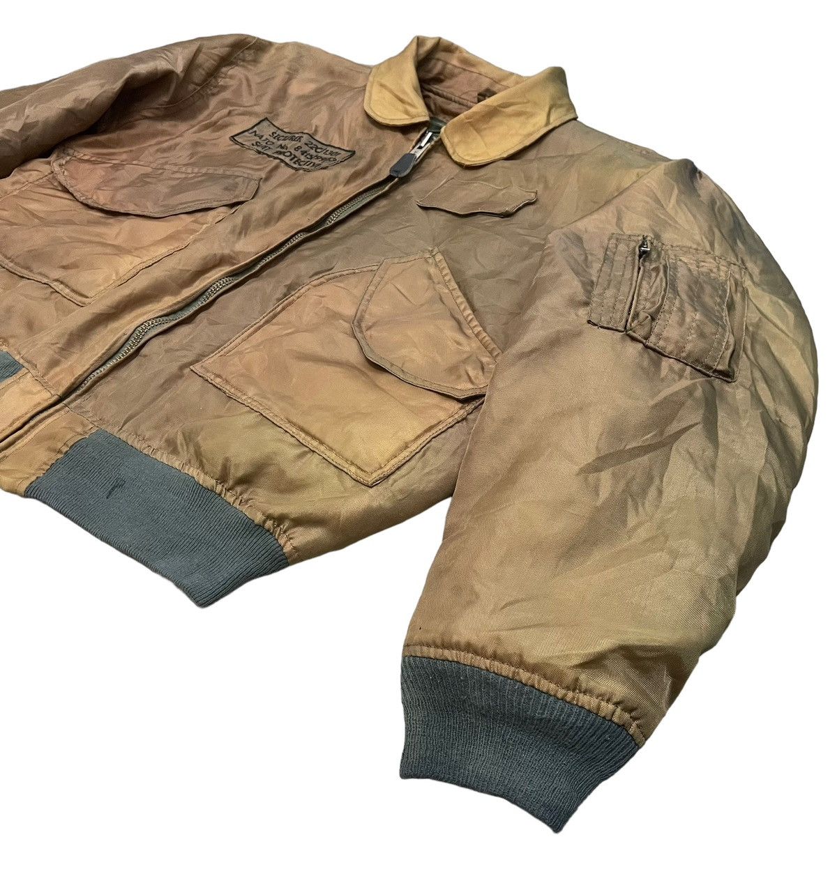 80s Distressed Vintage Nato Suit Chemical Protective Jacket