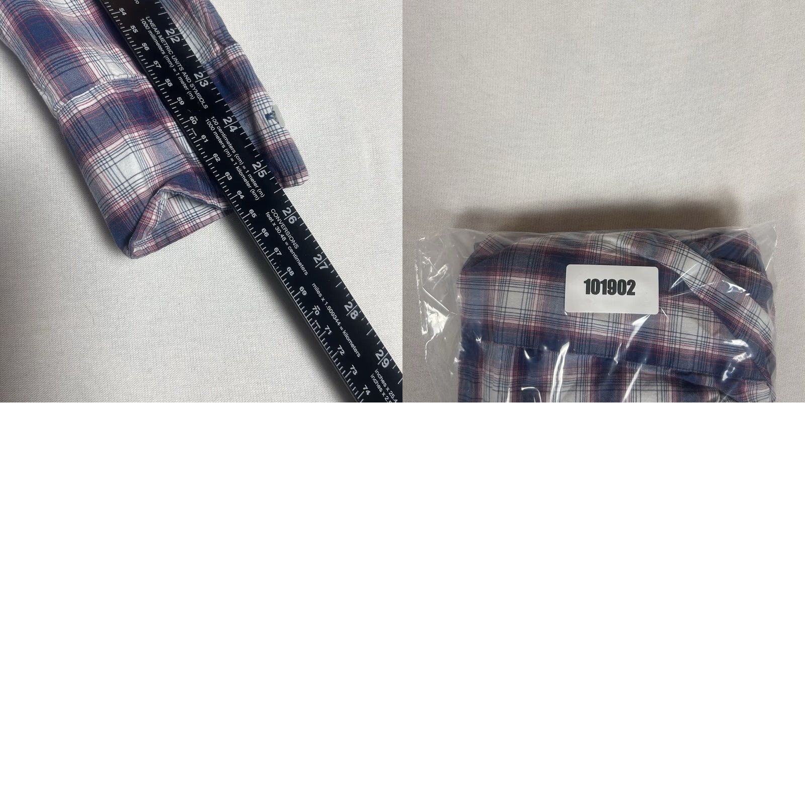 J.Crew J.Crew Mercantile Flex Plaid Button-Down Shirt Slim Fit Long Sleeve L Mens Purple Size US L / EU 52-54 / 3 - 8 Thumbnail