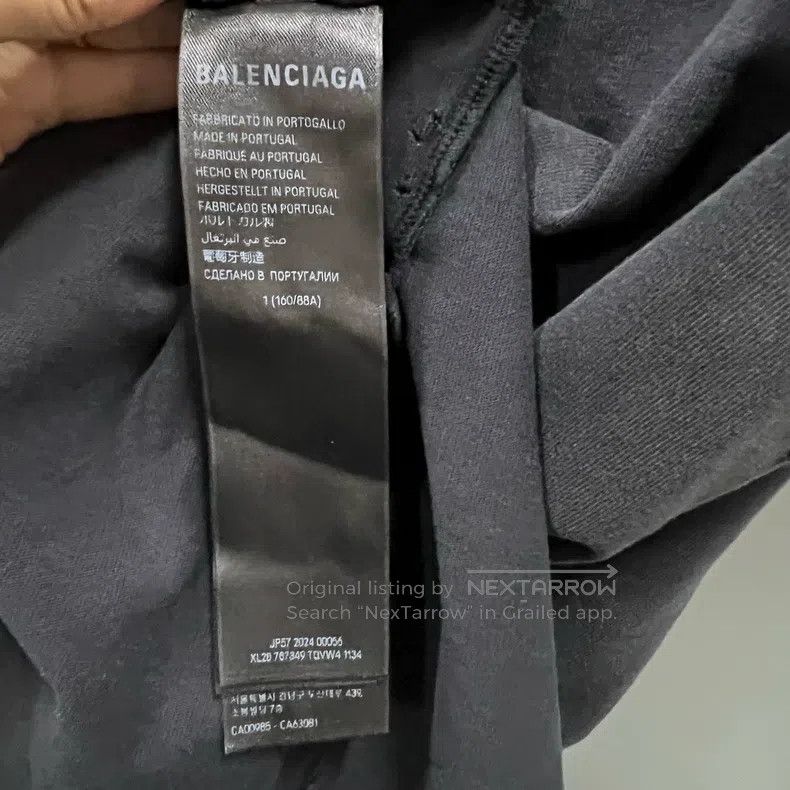 Balenciaga Balenciaga Washed graffiti letter short sleeve Size US S / EU 44-46 / 1 - 4 Thumbnail
