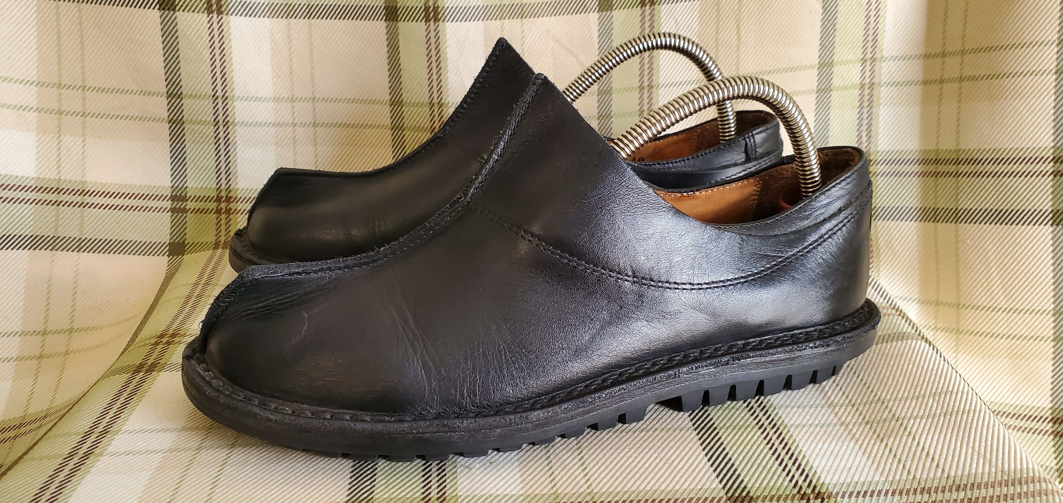 Trippen Trippen Black Slip On Leather Shoes Size US 7.5 / EU 40-41 - 1 Thumbnail
