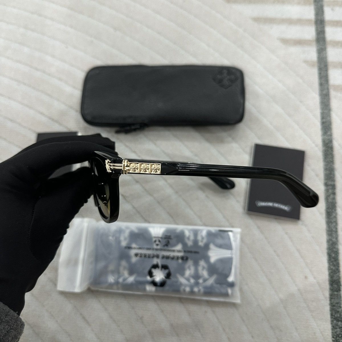 Chrome Hearts CHROME HEARTS SMOKE SHOW Black/18KGP Size ONE SIZE - 4 Thumbnail