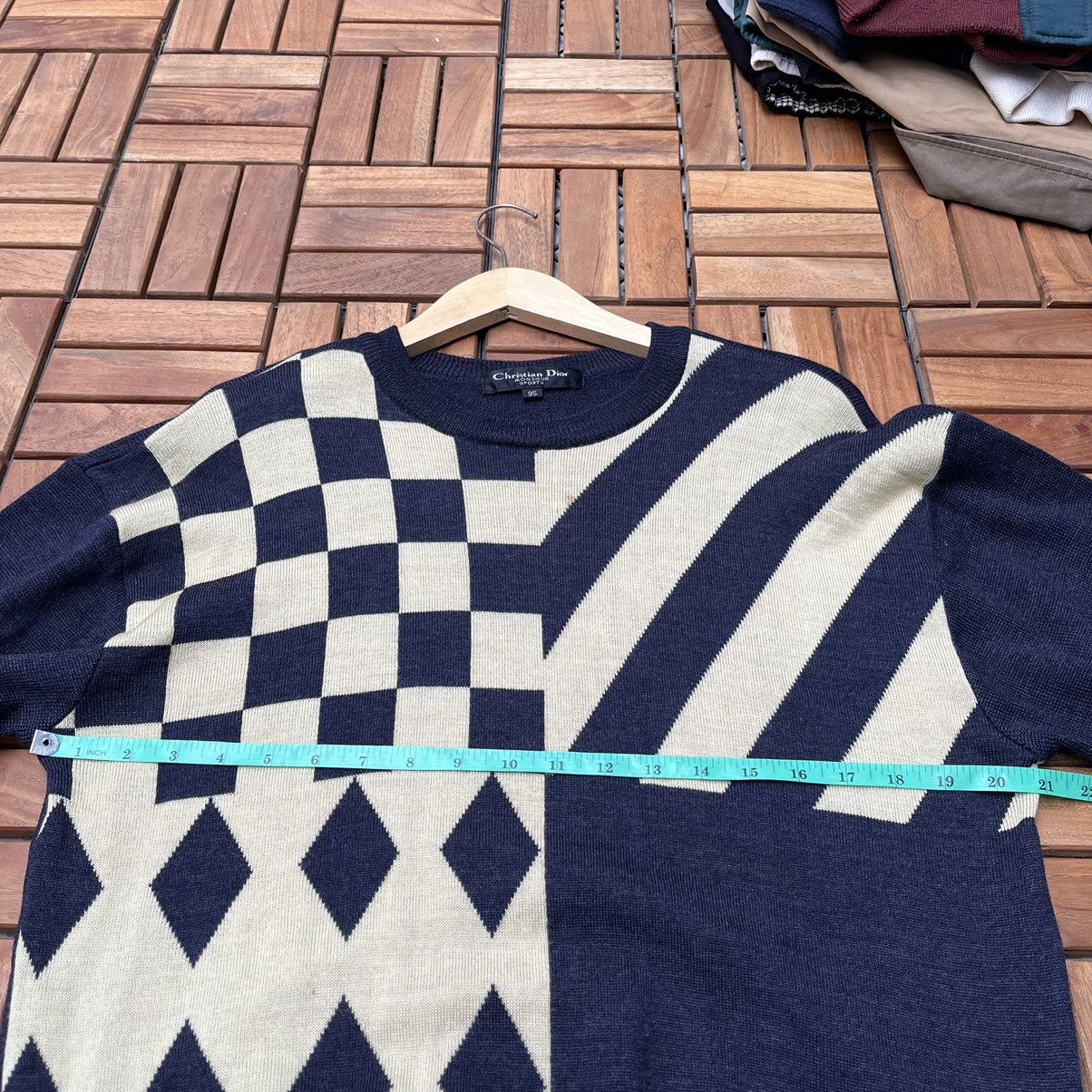 Christian Dior Monsieur Rare Christian Dior Sports Knitwear Chekered Size US M / EU 48-50 / 2 - 8 Thumbnail