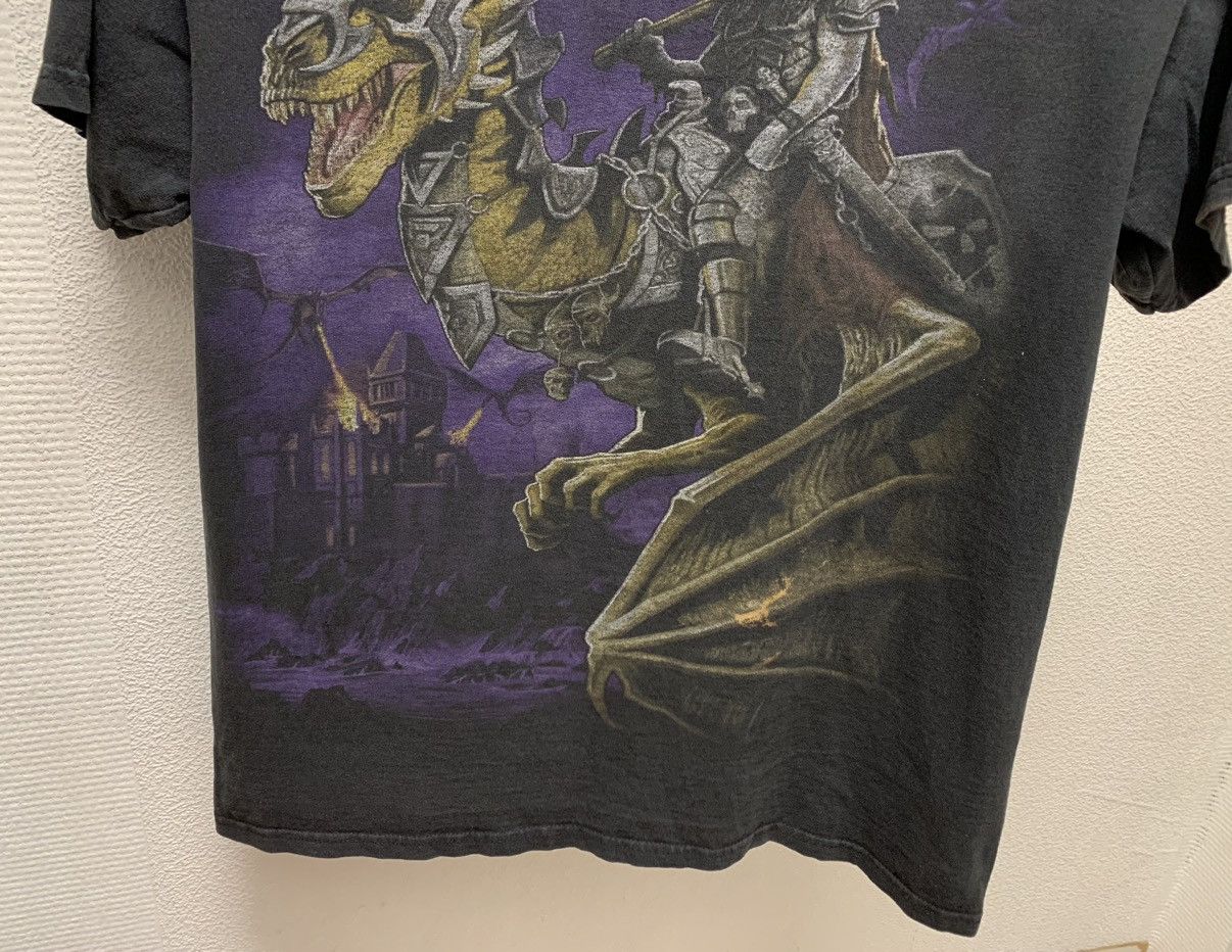 Liquid Blue Liquid blue vintage 1994 black t-shirt Dragon Knight S-M Size US M / EU 48-50 / 2 - 4 Thumbnail