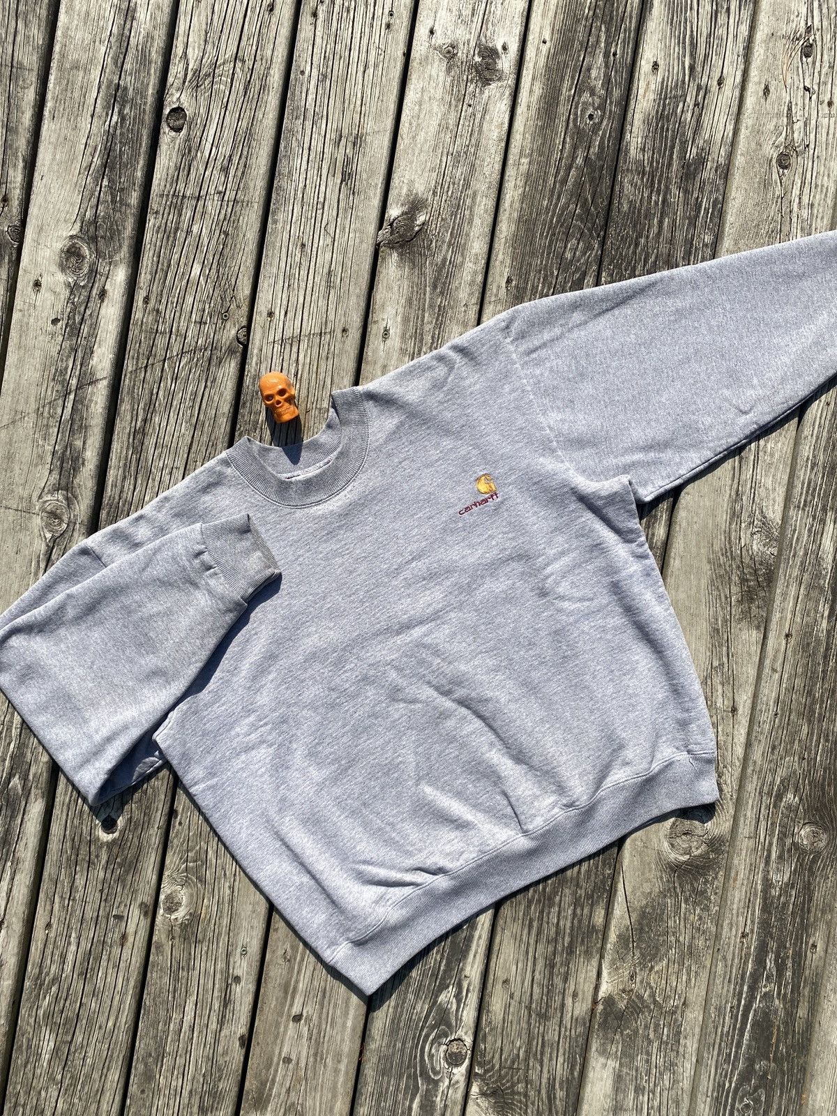Carhartt × Vintage 90s Carhartt heavy sweatshirt sz XL Size US XL / EU 56 / 4 - 2 Thumbnail