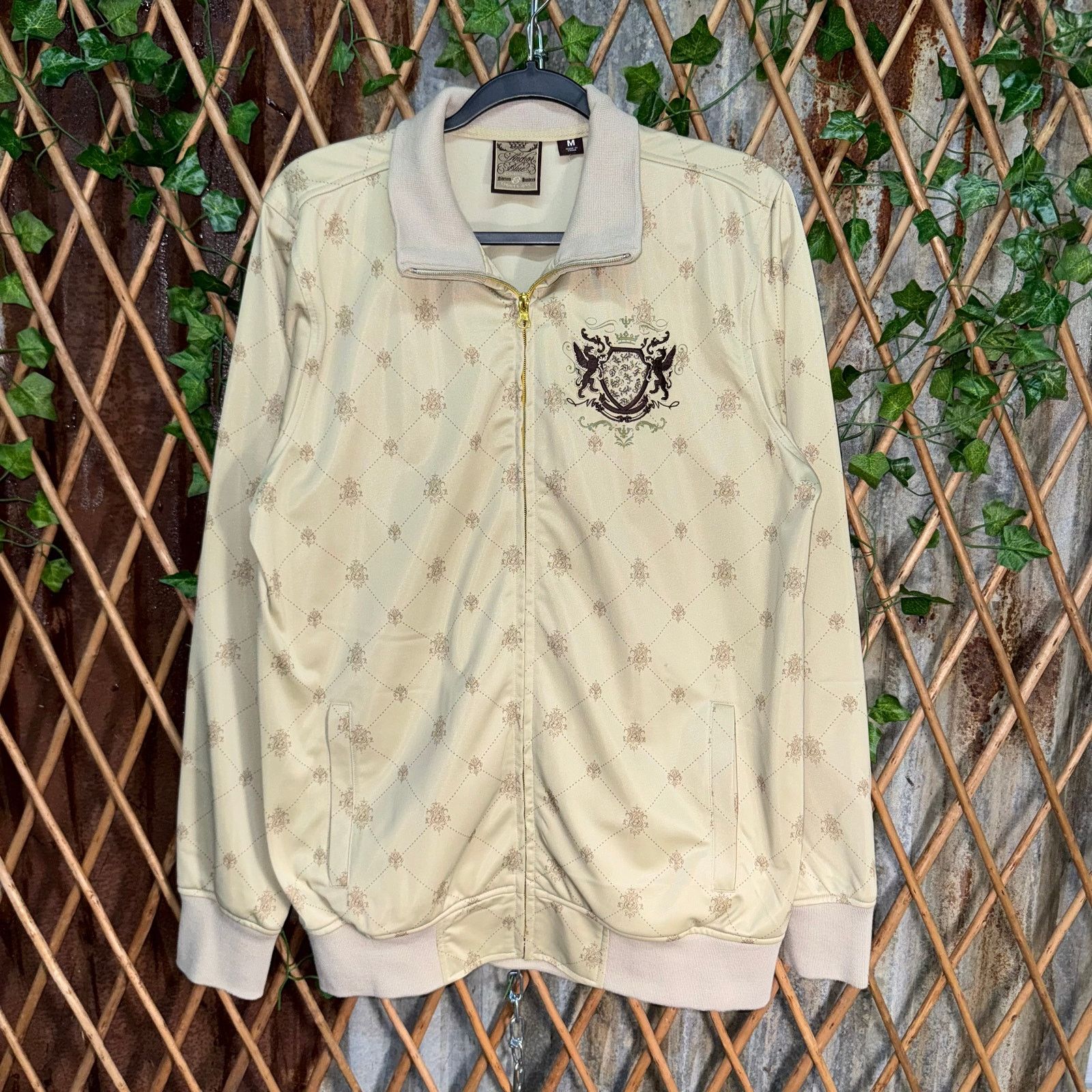 Anchor Blue Vintage Y2K anchor blue 00s embroidered monogram aop jacket Size US M / EU 48-50 / 2 - 1 Thumbnail