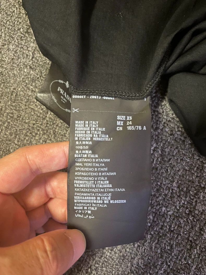 Prada PradaBlack T-shirt 2503-Nextarrow Size XS / US 0-2 / IT 36-38 - 8 Thumbnail