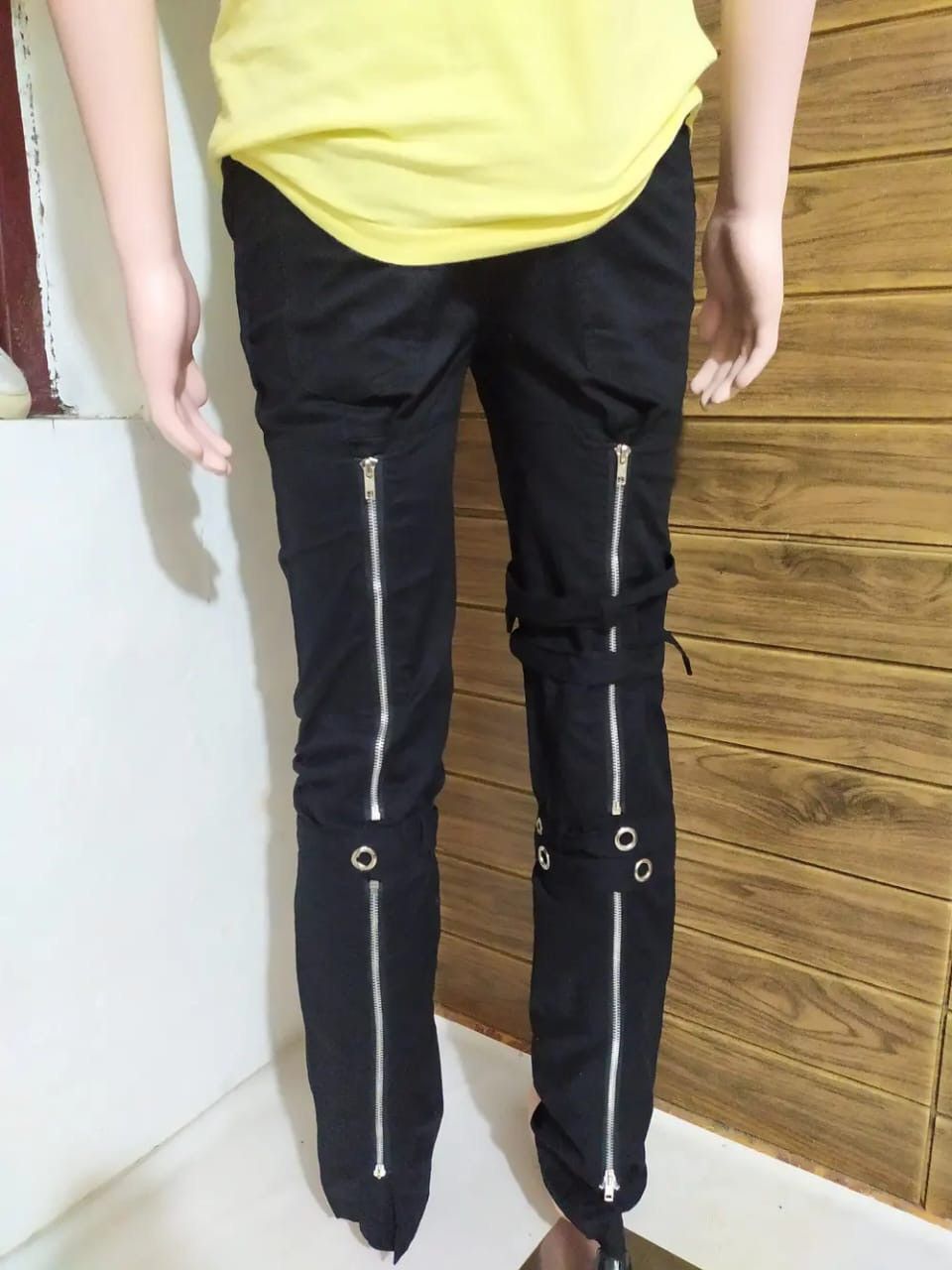 Japanese Brand Rosselio Bondage Punk Zipper Pants Size US 29 - 16 Thumbnail