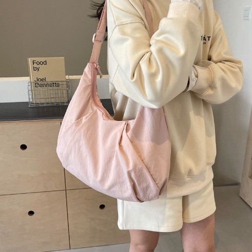 Japanese Brand Huskycat Large capacity canvas dumpling bag Size ONE SIZE - 4 Thumbnail