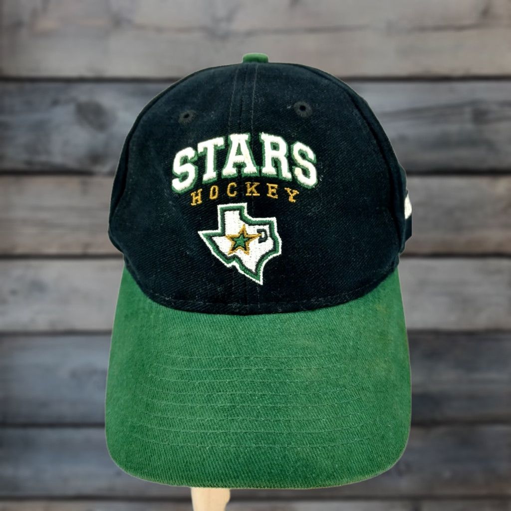 Puma PUMA BLACK GREEN TEXAS DALLAS STARS CAP ICE HOCKEY NHL ADJUSTABLE HAT Men One Size Black Baseball Cap Stars 90s NHL-adj Size ONE SIZE - 1 Thumbnail