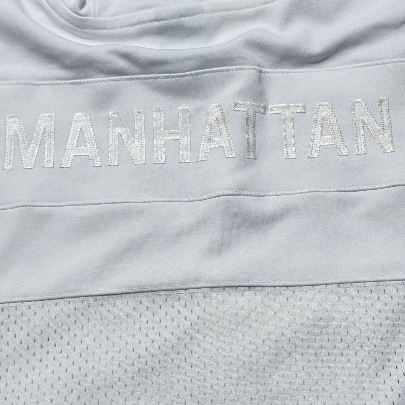 Nike VINTAGE Nike NYC Manhattan Big Apple Football Hoodie White Long Sleeve Men Large Size US L / EU 52-54 / 3 - 4 Thumbnail