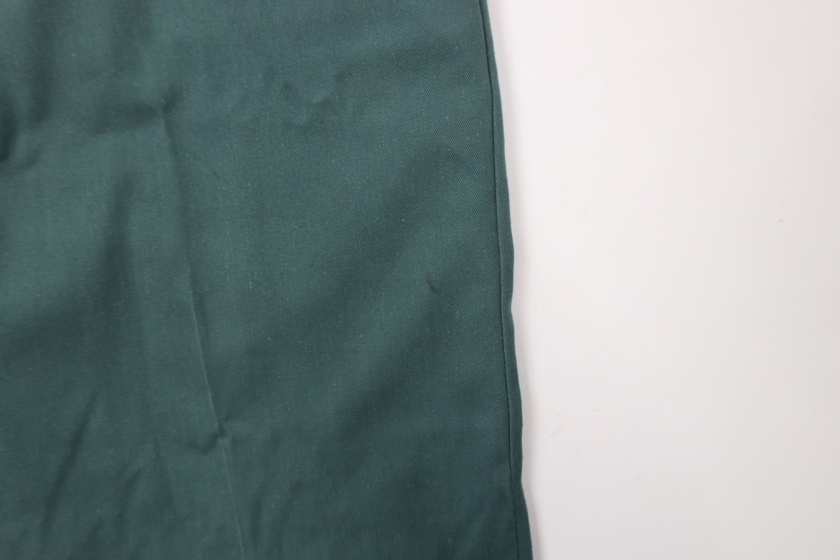 Dickies × Vintage Vintage 90s Dickies Spell Out Wide Leg Work Pants Green USA Size US 38 / EU 54 - 4 Thumbnail