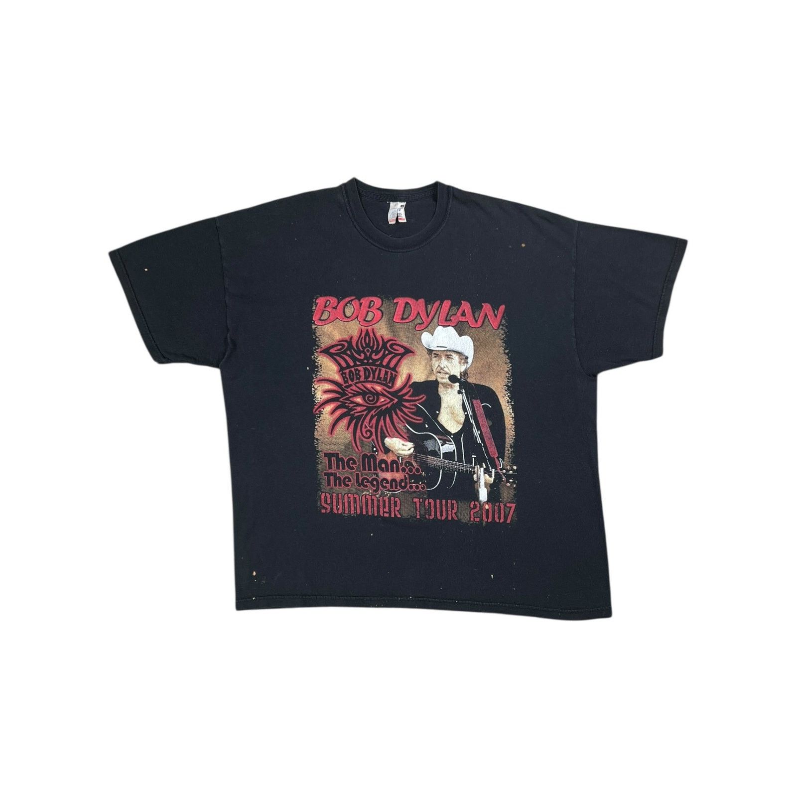Band Tees × Vintage Vintage 2007 Bob Dylan Summer Tour faded band tee (L) Size US L / EU 52-54 / 3 - 1 Thumbnail