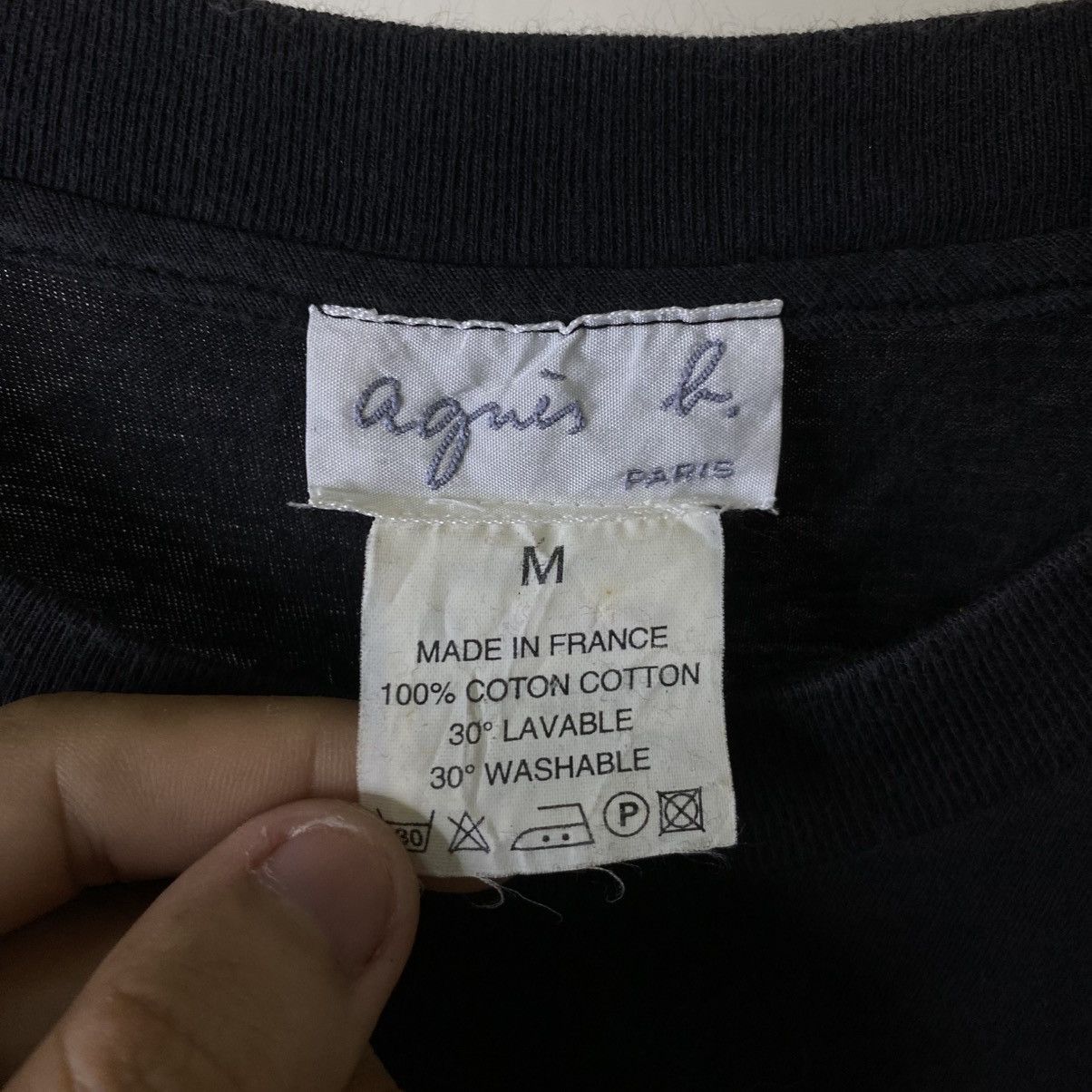 agnes b. Vintage Berisha Pour Agnès B Collaboration T Shirt Size US S / EU 44-46 / 1 - 3 Thumbnail