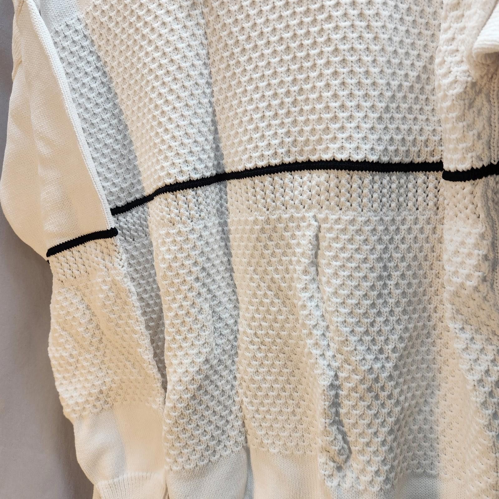 Designer Sweaty Betty Heavy Knit Sweater White Size Large New NWT Size L / US 10 / IT 46 - 12 Thumbnail