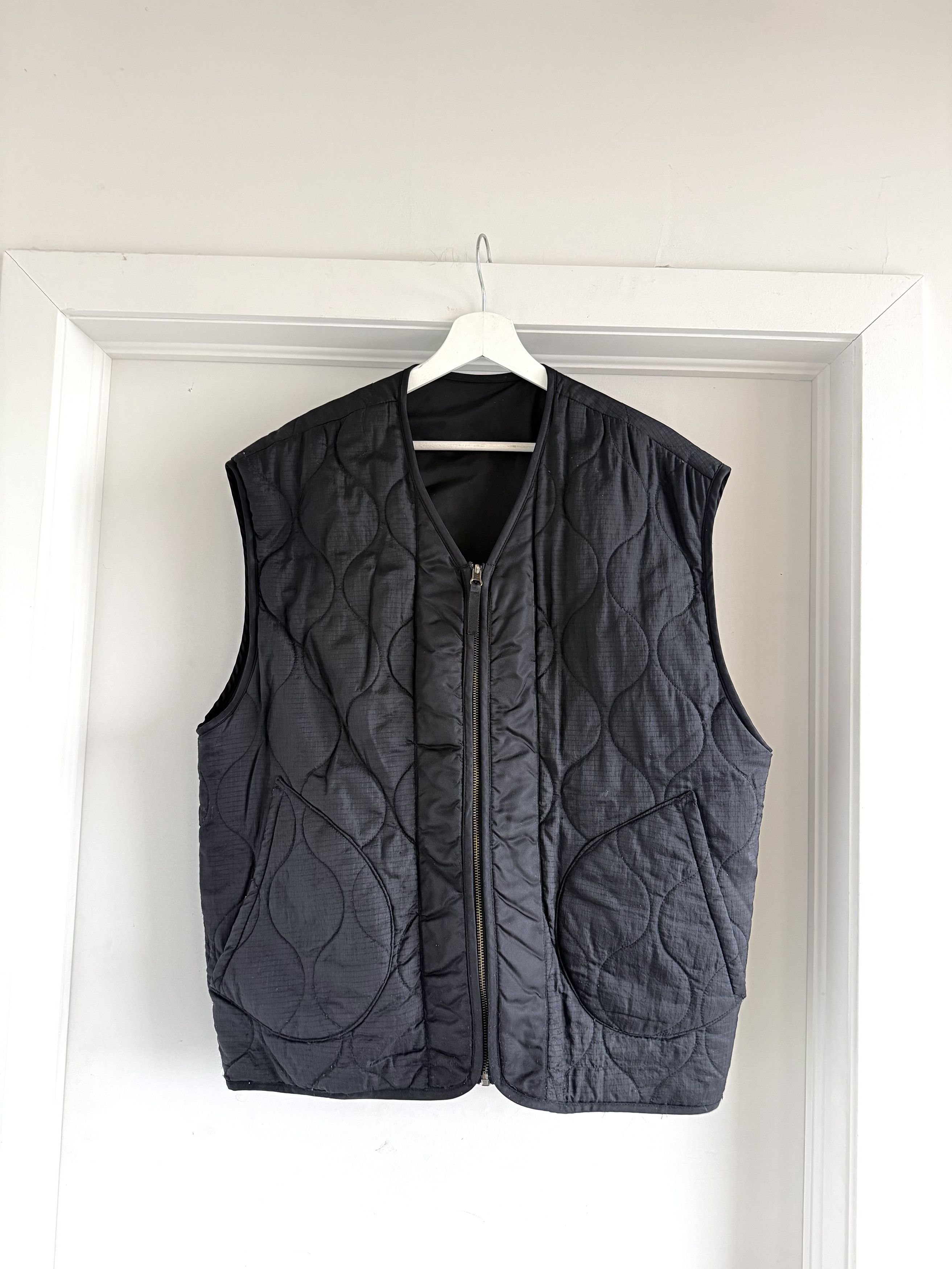 Other Black Japanese Quilted Parachute Vest - Size XL Reversible Size US XL / EU 56 / 4 - 1 Thumbnail
