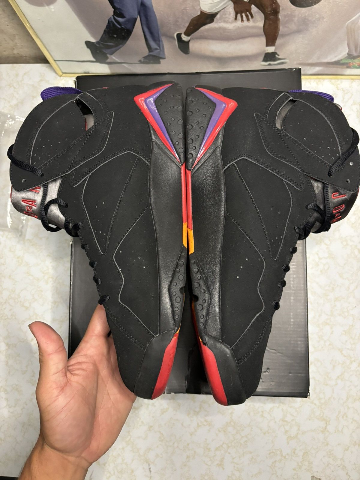 Jordan Brand Air Jordan 7 Retro 2012 raptor Size US 12 / EU 45 - 3 Thumbnail