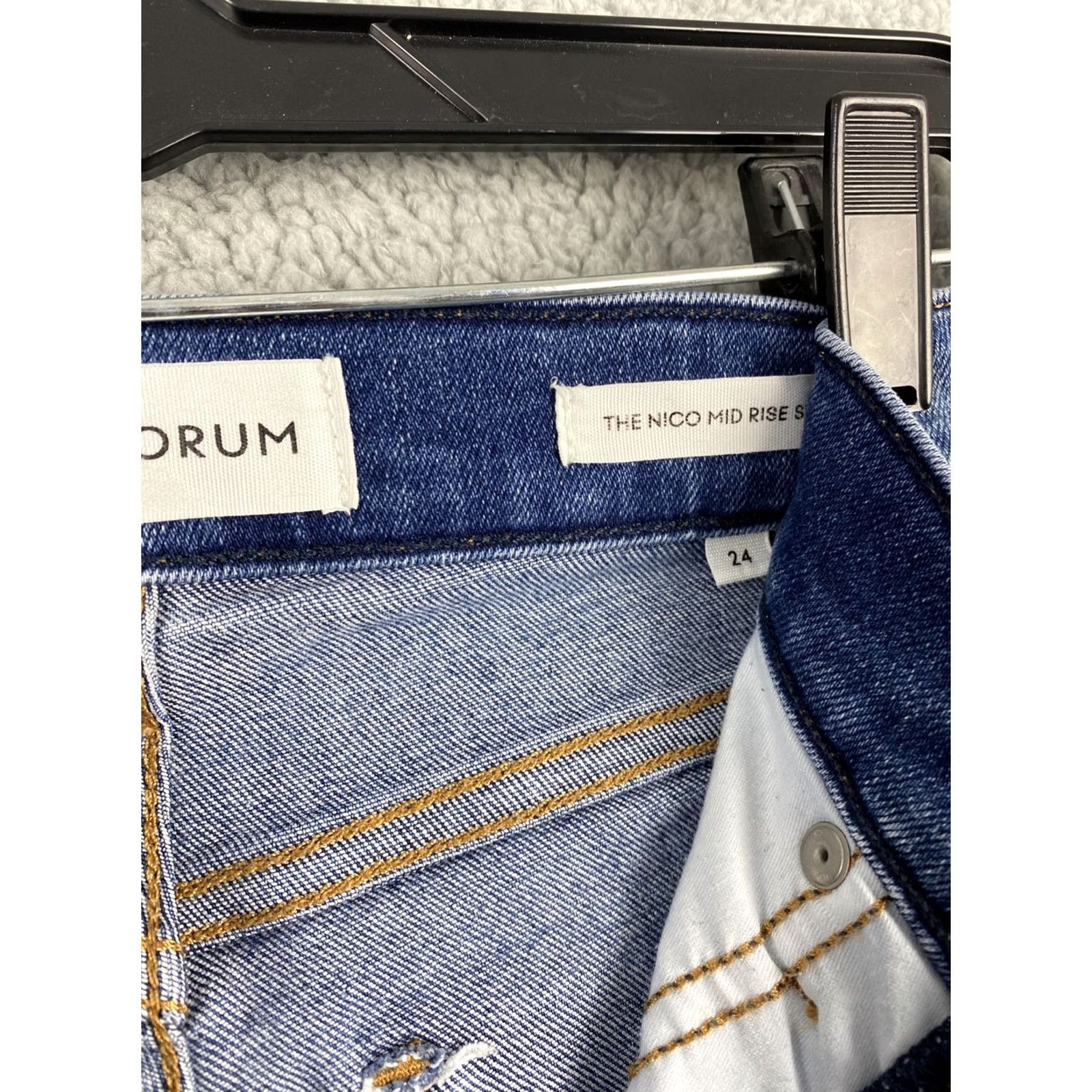 Denime Denim Forum Jeans Women's Size 2 Skinny Mid Wash Denim Blue 31-29 Size 26" / US 2 / IT 38 - 3 Thumbnail