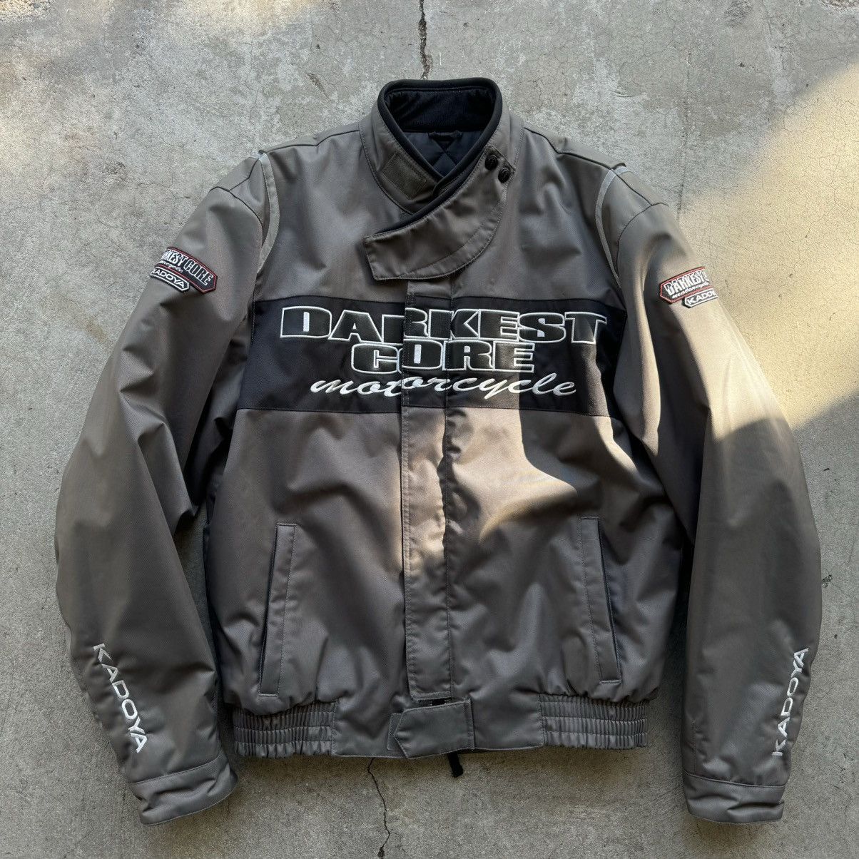 Motorcycle Jacket Ballistic Nylon Jacket Kadoya Darkest Core