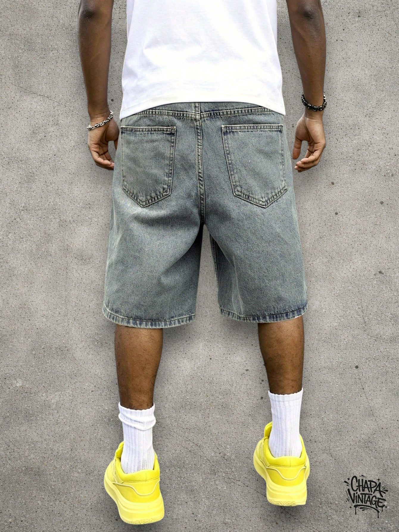 Japanese Brand Distressed jeans shorts Size US 34 / EU 50 - 2 Thumbnail