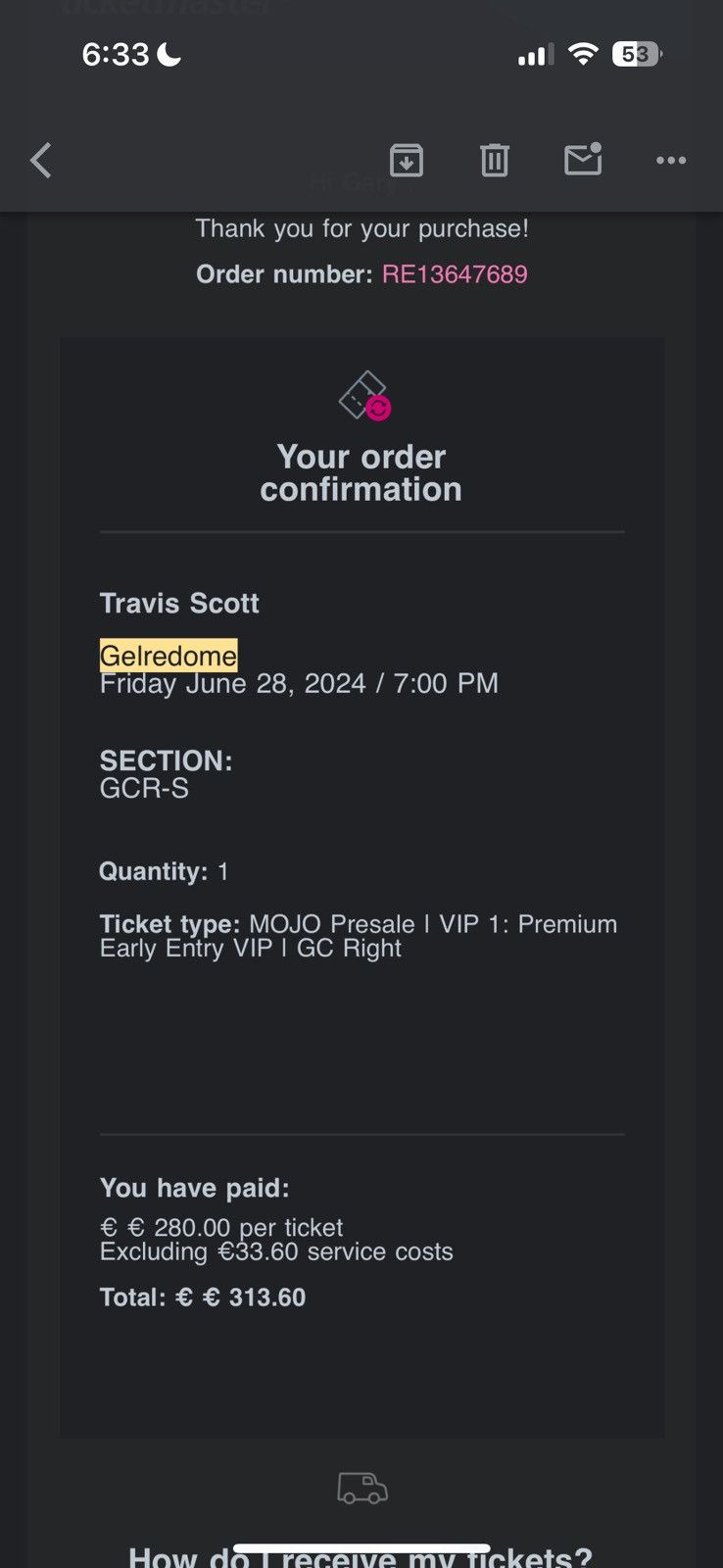 Travis Scott EUROPE EXCLUSIVE UTOPIA TOUR TEE TRAVIS SCOTT Size US XL / EU 56 / 4 - 9 Thumbnail