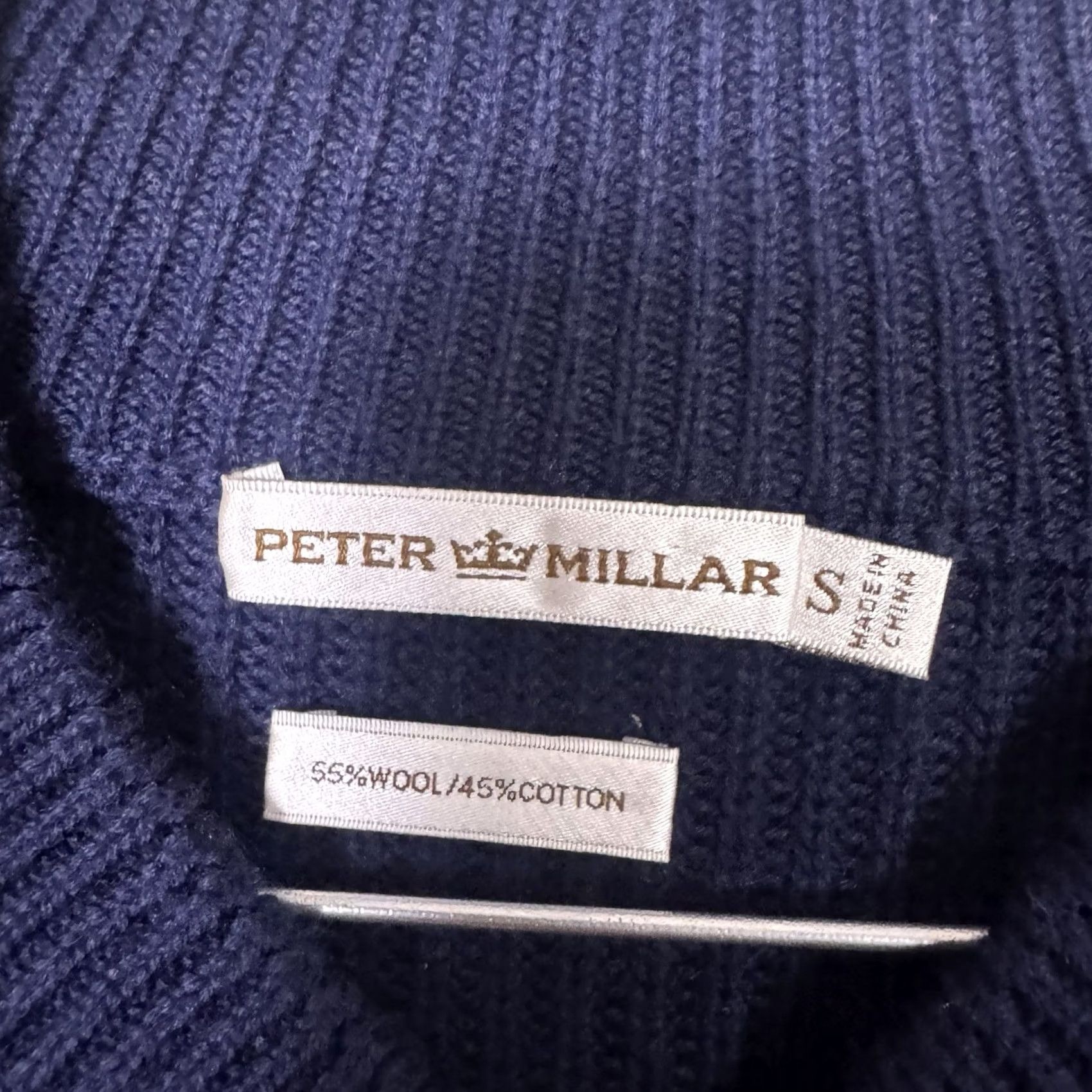 Peter Millar Peter Millar Cardigan Sweater Men S Chunky Knit Elbow Suede Patches Wool Blend Cardigan Socks? Size US S / EU 44-46 / 1 - 6 Thumbnail