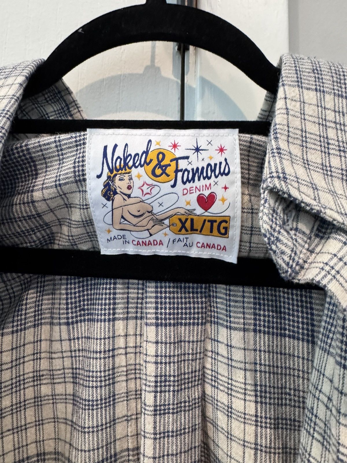 Naked & Famous Limited Japanese Fabric Button Down Size US XL / EU 56 / 4 - 2 Thumbnail