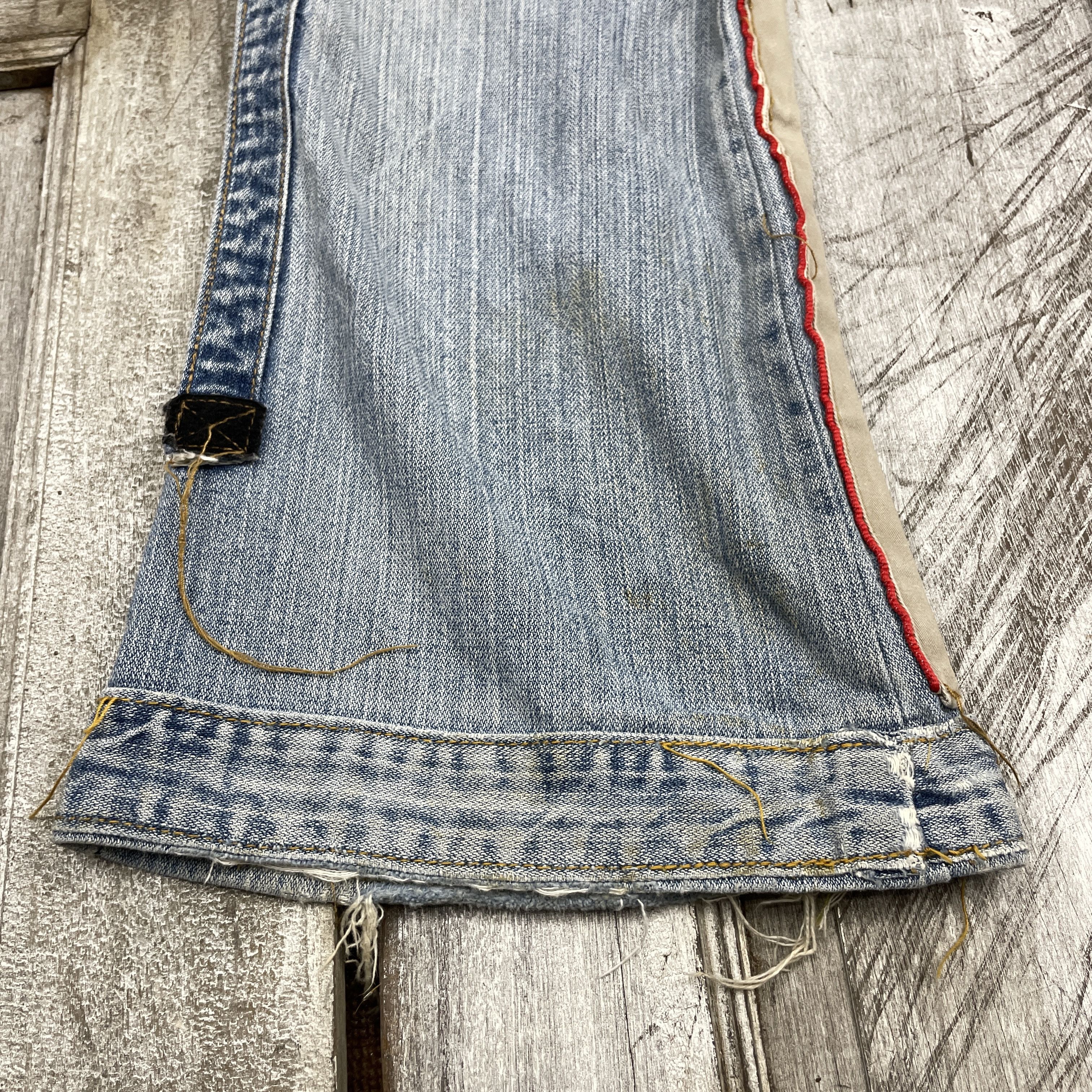 Designer × Vintage Japanese Brand Custom Distressed Bootcut Like Kapital-wc305 Size 31" - 7 Thumbnail