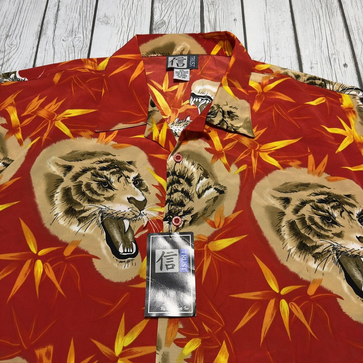 Vintage Vintage Trust shirt Size US XXL / EU 58 / 5 - 3 Thumbnail