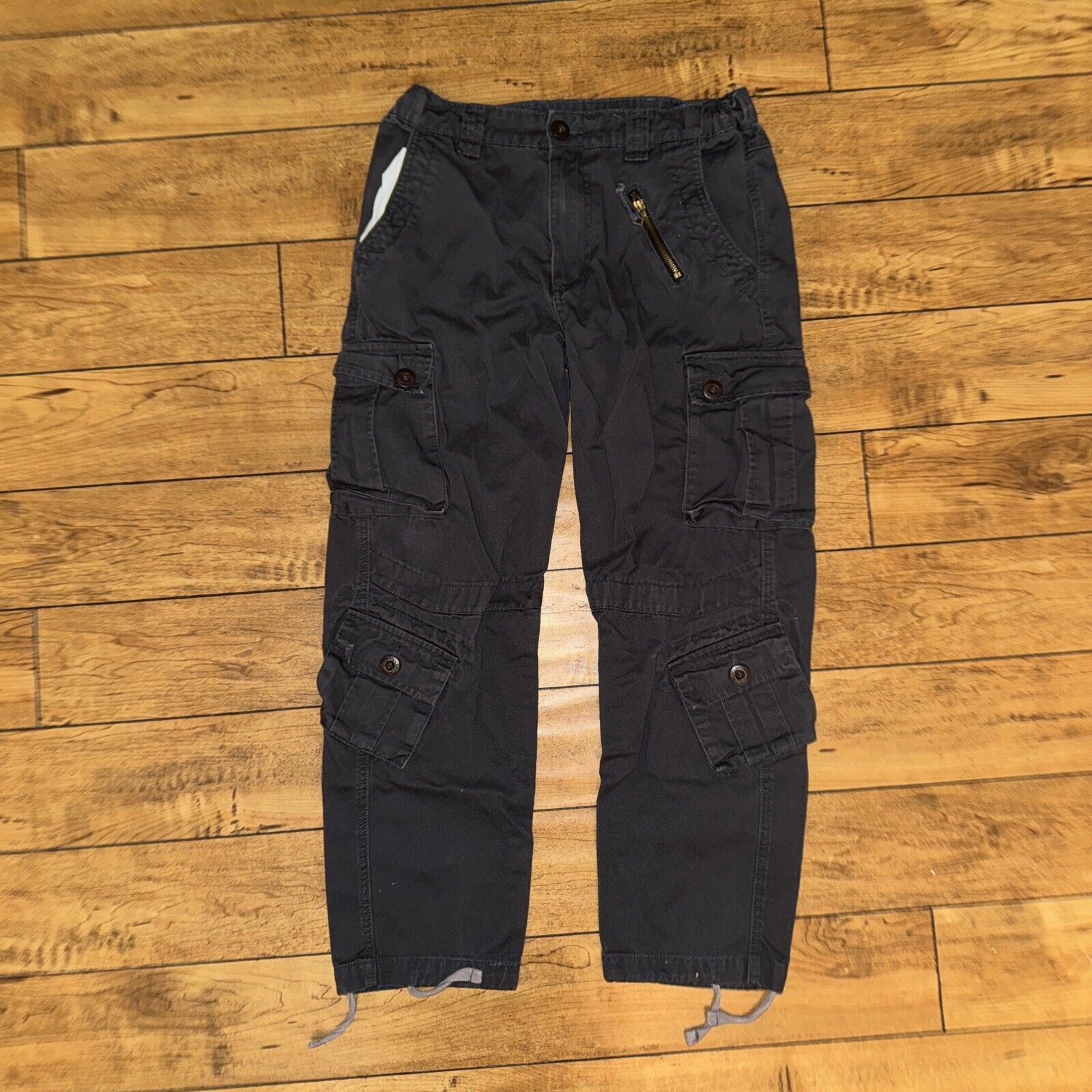 Japanese Brand × Vintage Must Way Cargo Pants Dark Gray 32x29 Size US 32 / EU 48 - 2 Thumbnail