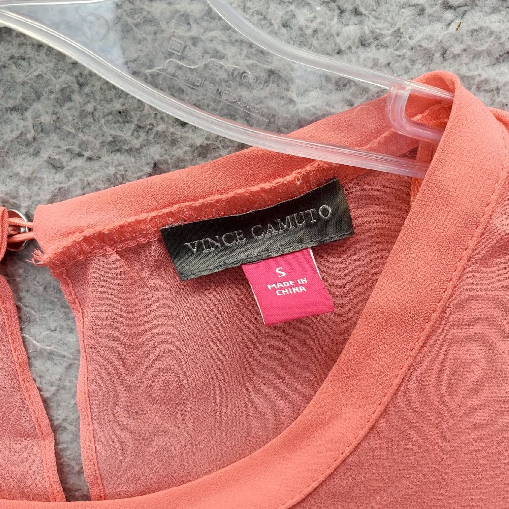 Vince Camuto Vince Camuto Tank Top Womens Small Orange Sleeveless Round Hem - Womens Size S Nike? Size S / US 4 / IT 40 - 3 Thumbnail