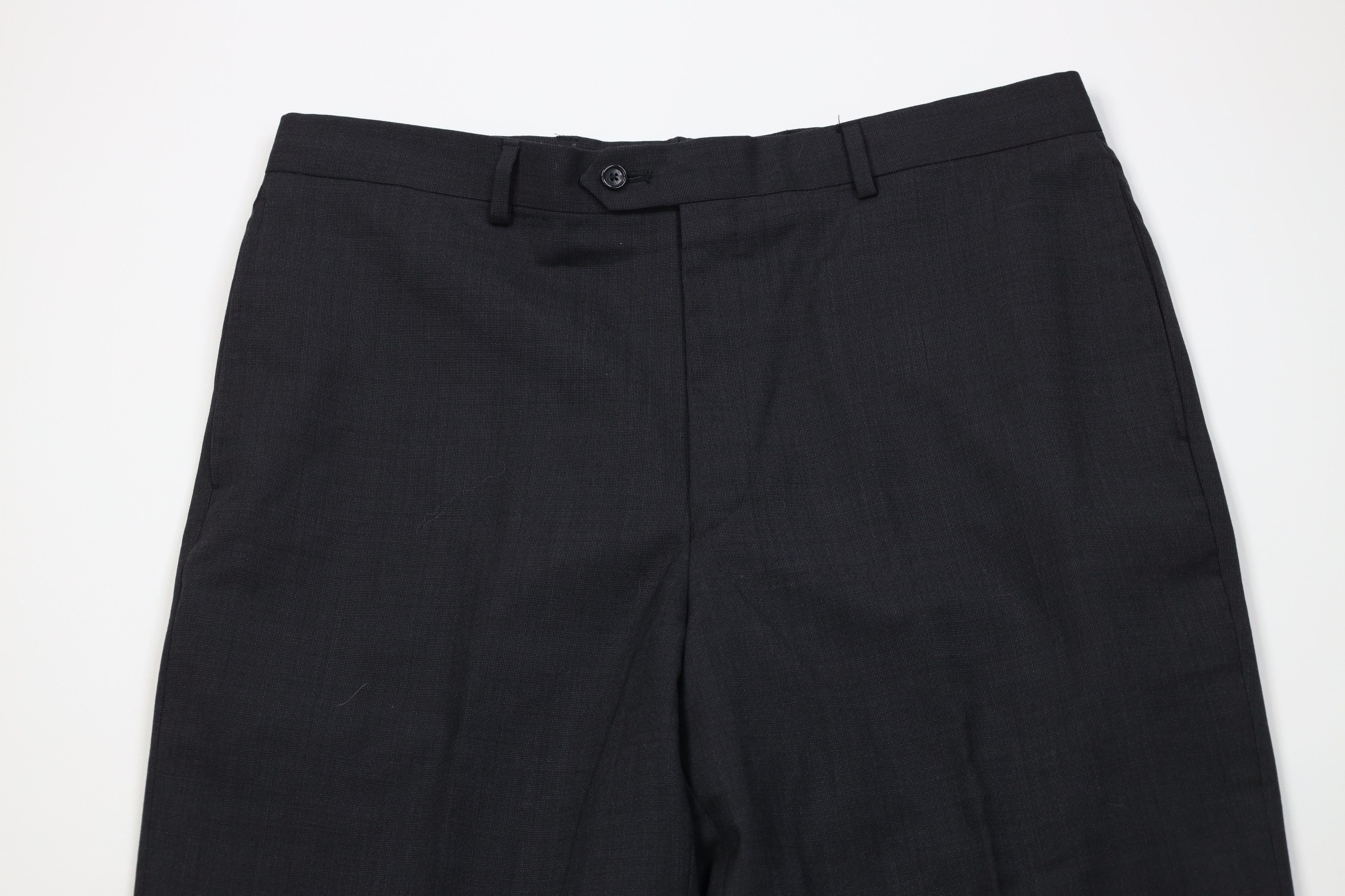 Vintage Vintage 90s Streetwear Wide Leg Chino Pants Charcoal Gray Size US 37 - 2 Thumbnail
