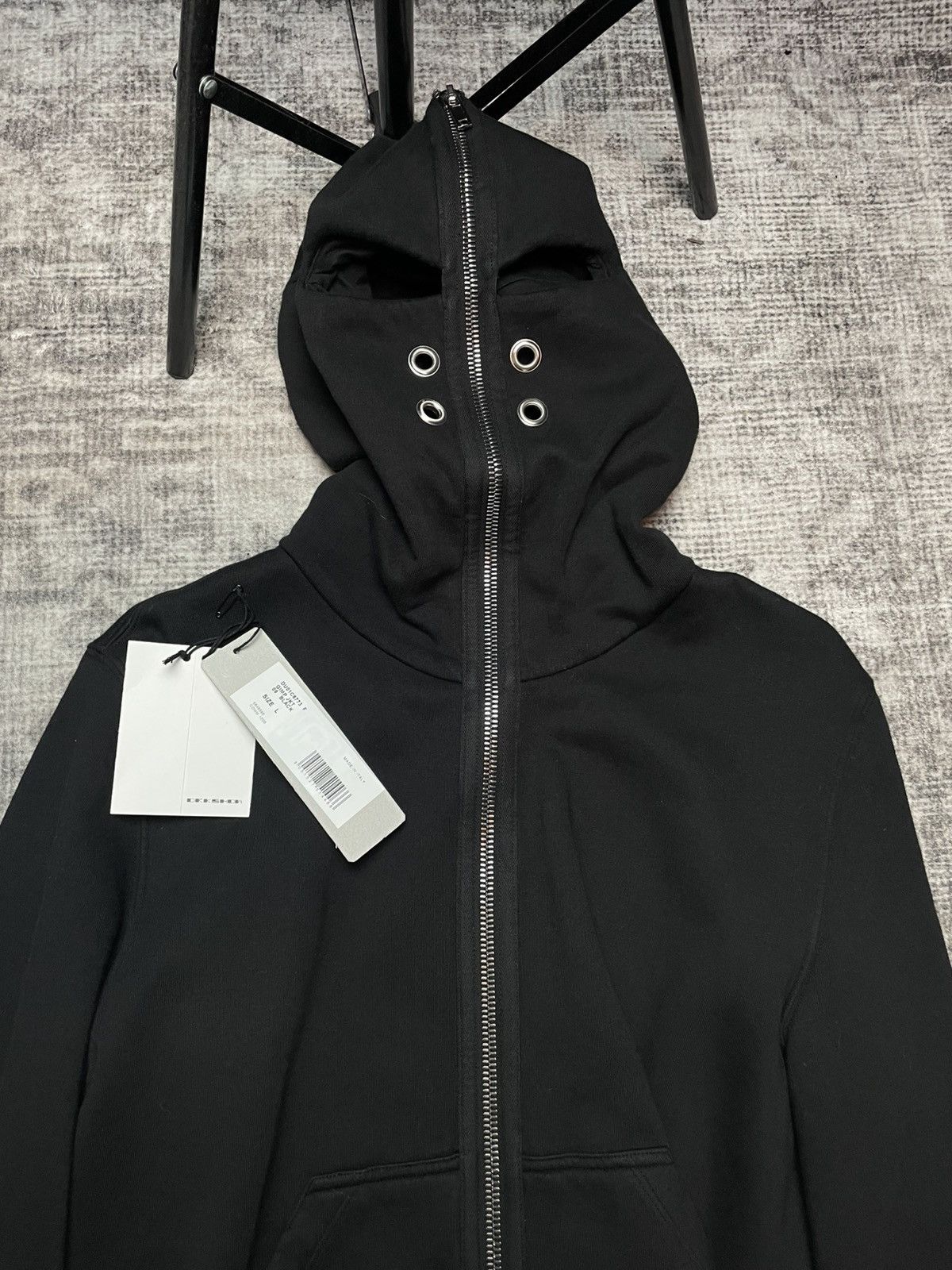 Rick Owens Drkshdw Rick Owens Drkshdw SS23 Gimp Hoodie Black | Grailed