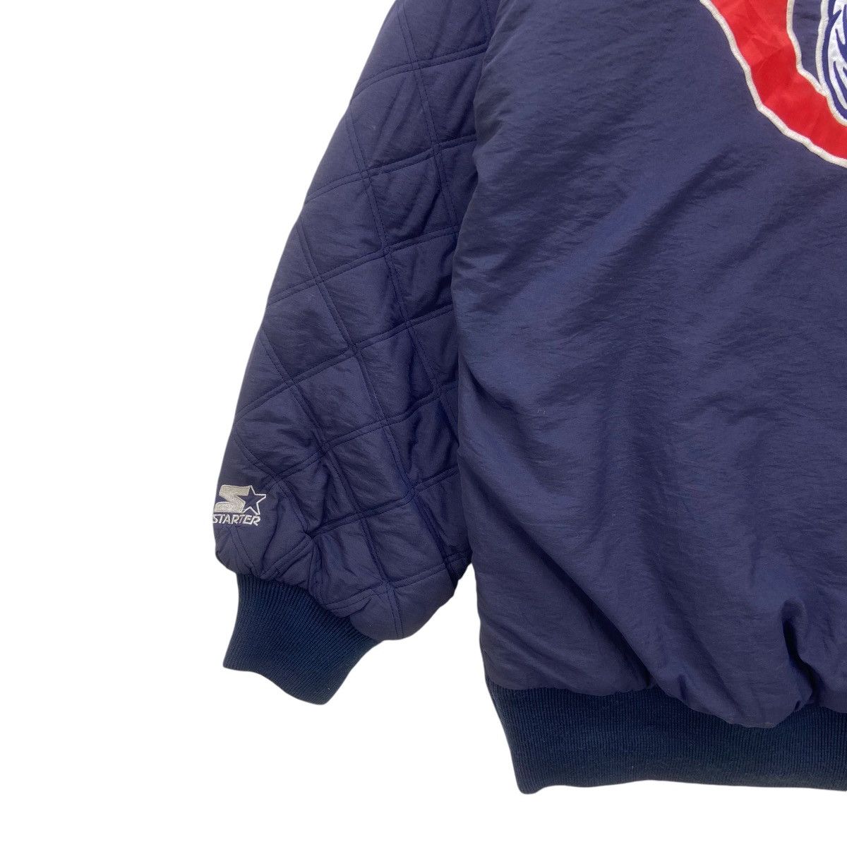 NFL × Starter Vintage Starter Chicago Bears Hooded Bomber Style Jacket Size US L / EU 52-54 / 3 - 9 Thumbnail