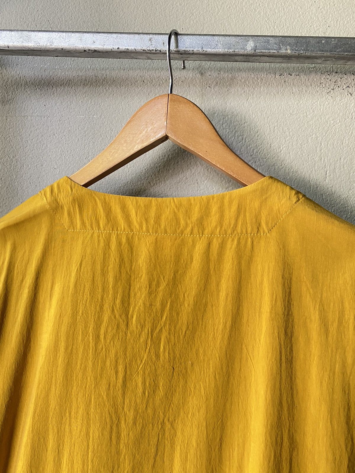 Yohji Yamamoto Yohji Yamamoto vintage yellow mustard blouse Size M / US 6-8 / IT 42-44 - 5 Thumbnail