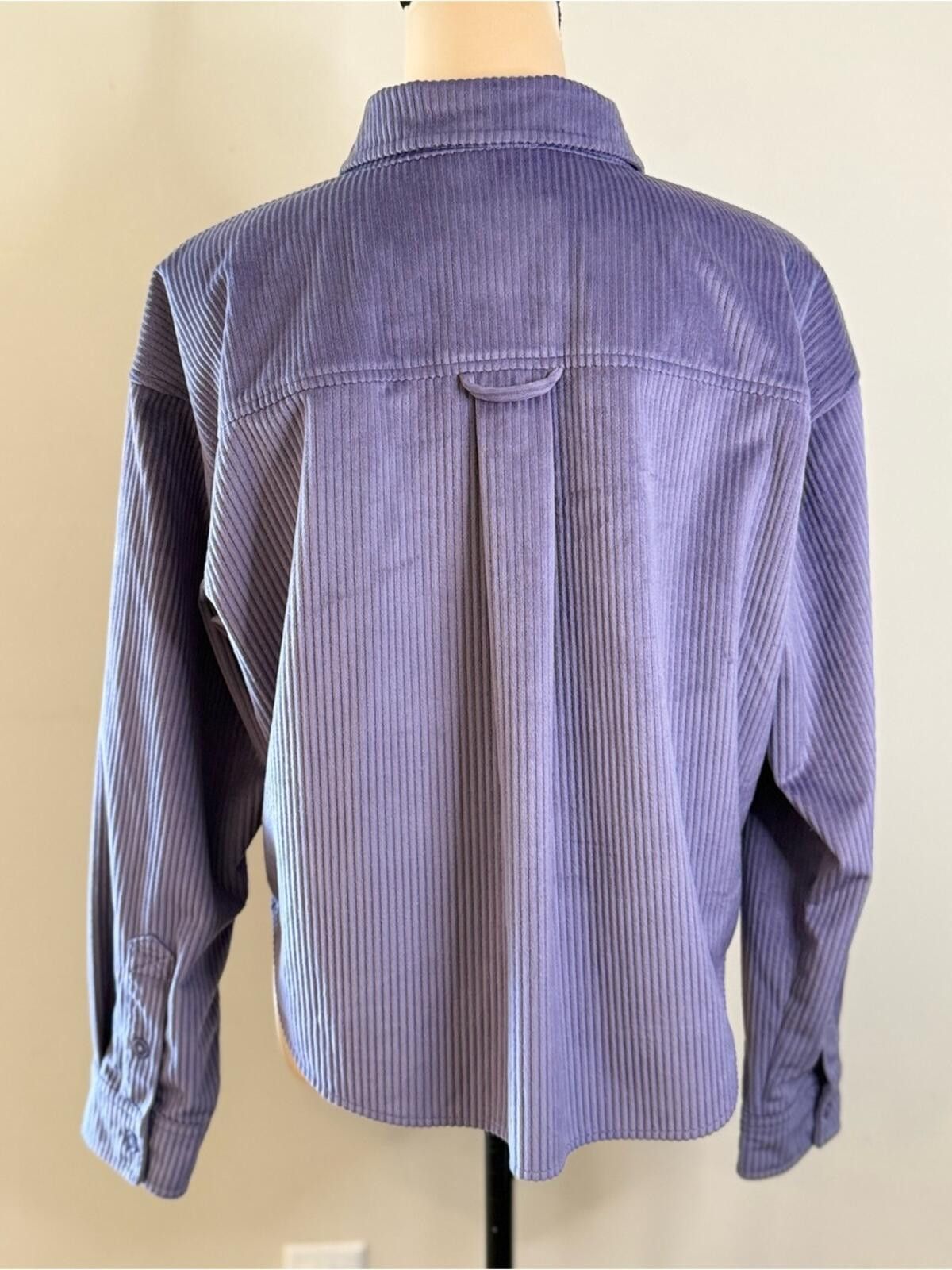 Other True Craft purple cropped corduroy jacket button up SZ M Size M / US 6-8 / IT 42-44 - 4 Thumbnail