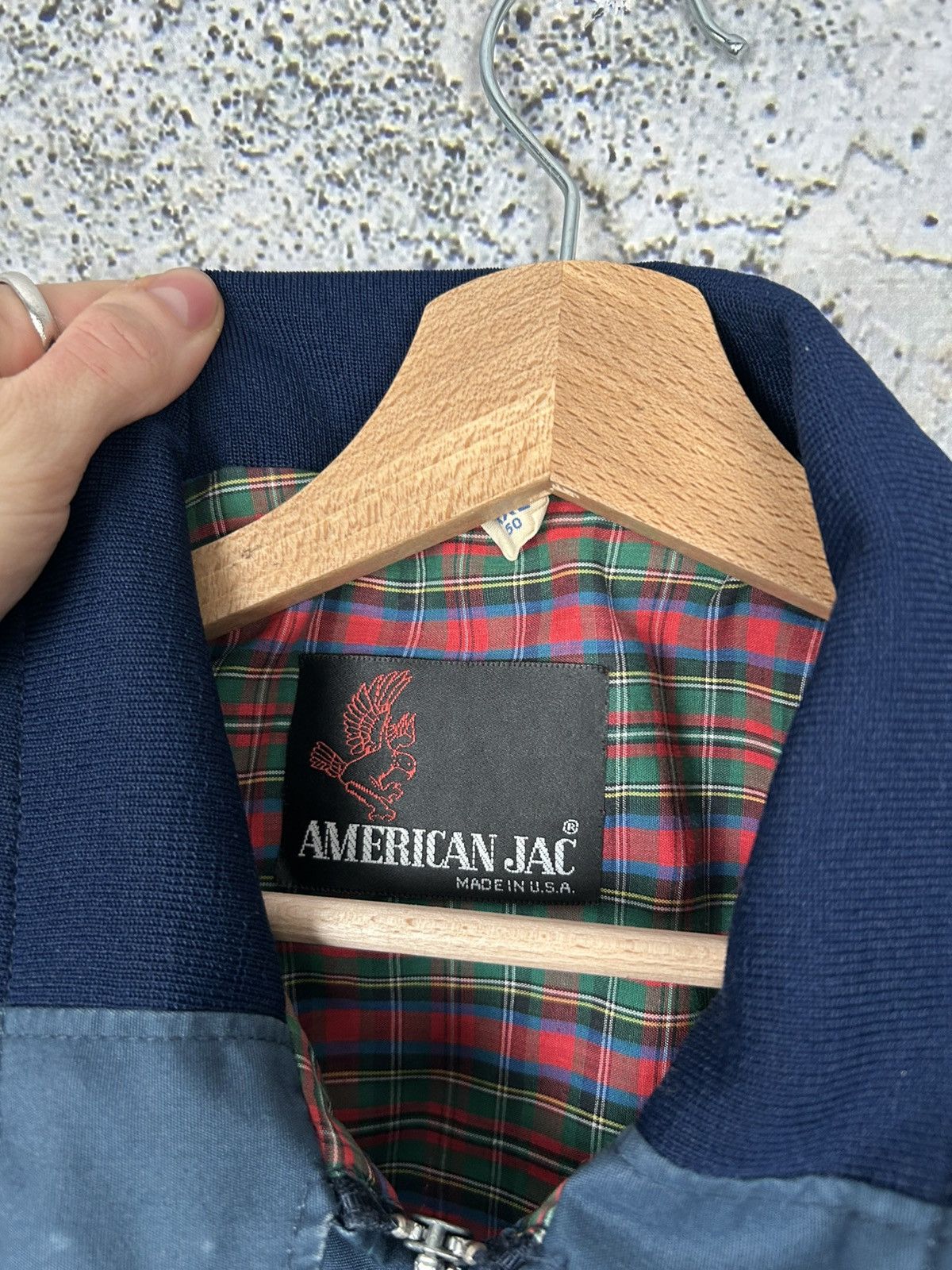 Other Vintage Navy Bomber Jacket Made in USA Military Archive 90s Size US XXL / EU 58 / 5 - 6 Thumbnail