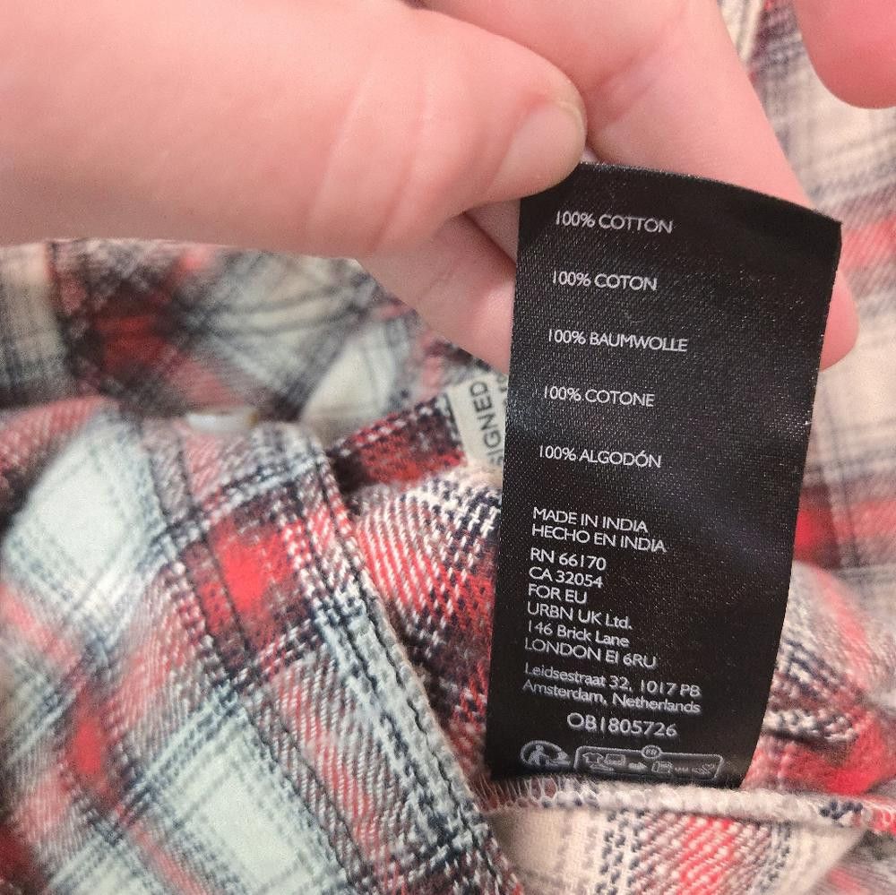 Bdg BDG Women's Cropped Flannel Size S / US 4 / IT 40 - 9 Thumbnail