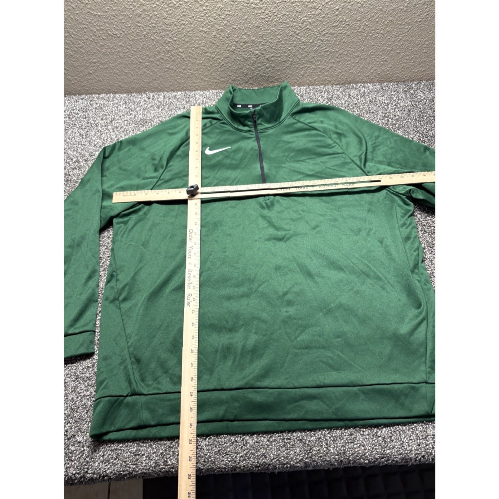 Nike Nike Jacket Mens 3XL Green Track Jacket Full Zip Long Sleeve Sweatshirt Size US XXL / EU 58 / 5 - 3 Thumbnail