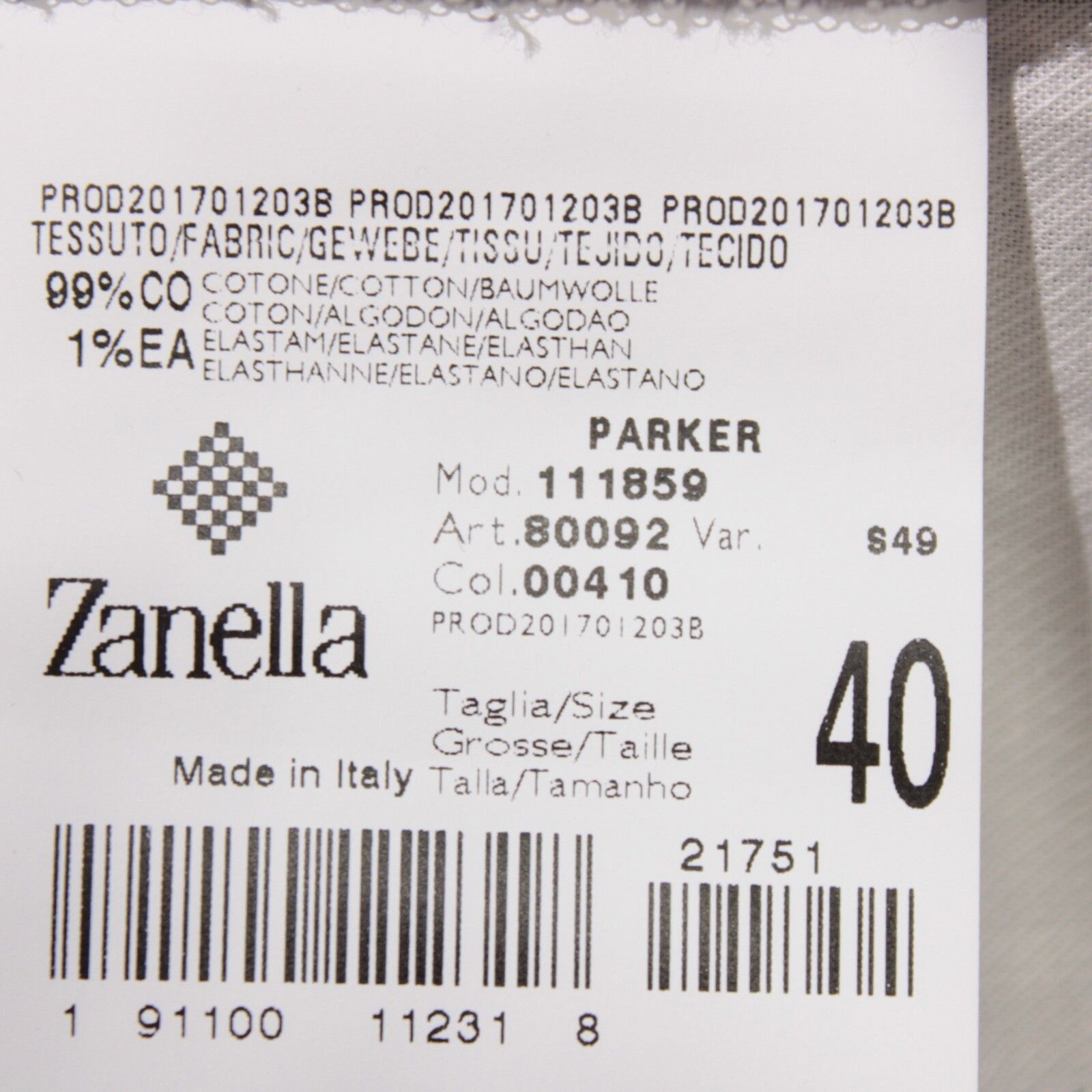 Zanella Zanella New with tags Chino Size 40 US In Blue Size US 40 / EU 56 - 5 Thumbnail
