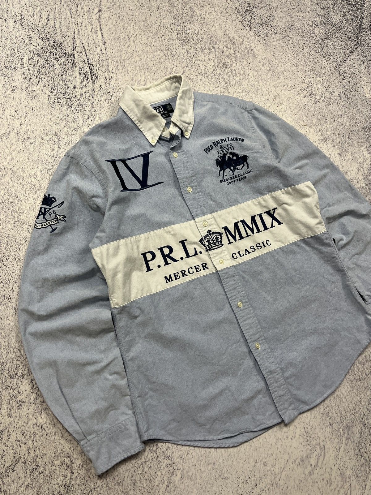 Polo Ralph Lauren × Ralph Lauren × Vintage Polo Ralph Lauren Mercer Bleecker Classic 2009 Team Shirt Size US M / EU 48-50 / 2 - 4 Thumbnail