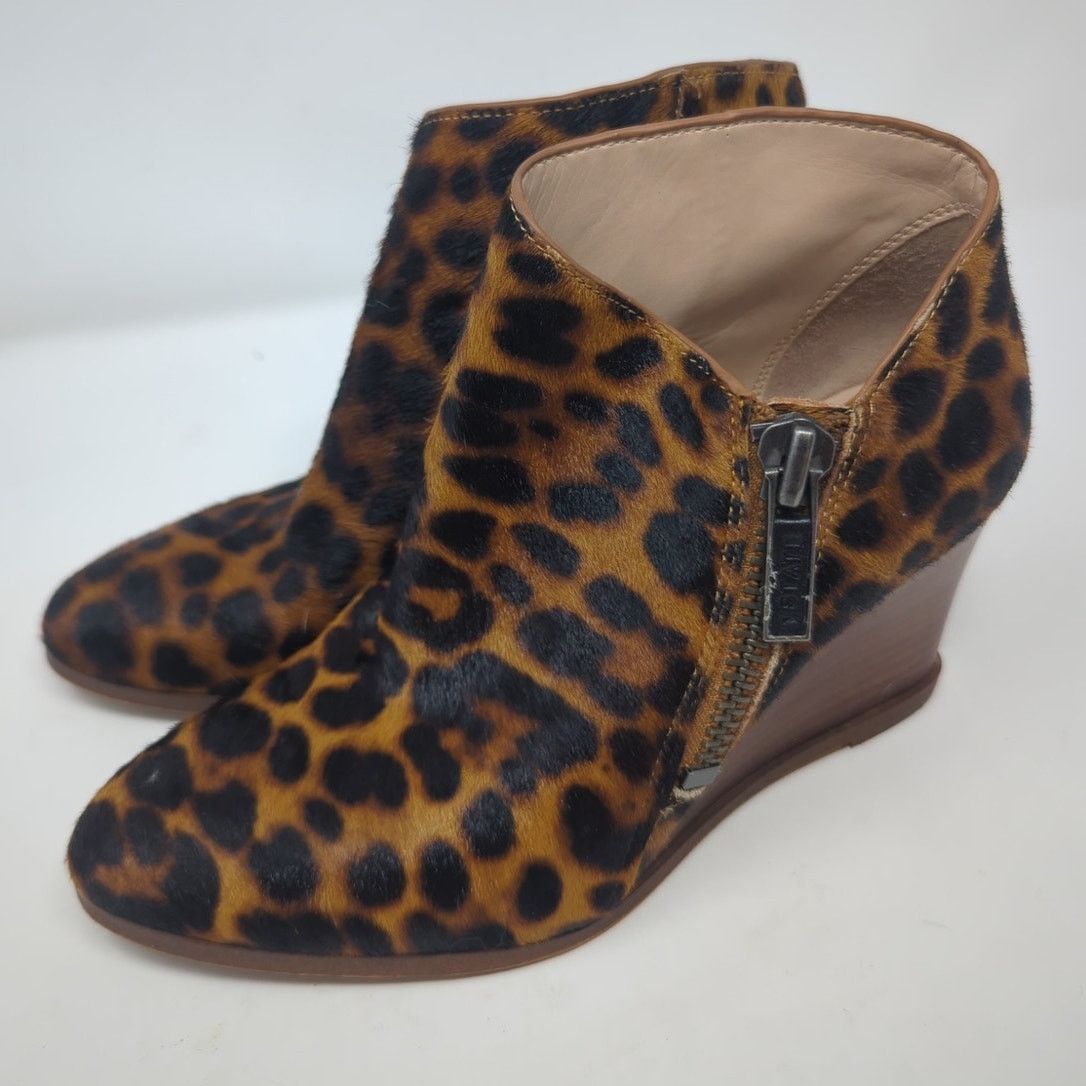 Other Nordstrom 1STATE Kaleb Boots Wedge Calf Hair Leopard 6.5 Size US 6.5 / IT 36.5 - 1 Thumbnail