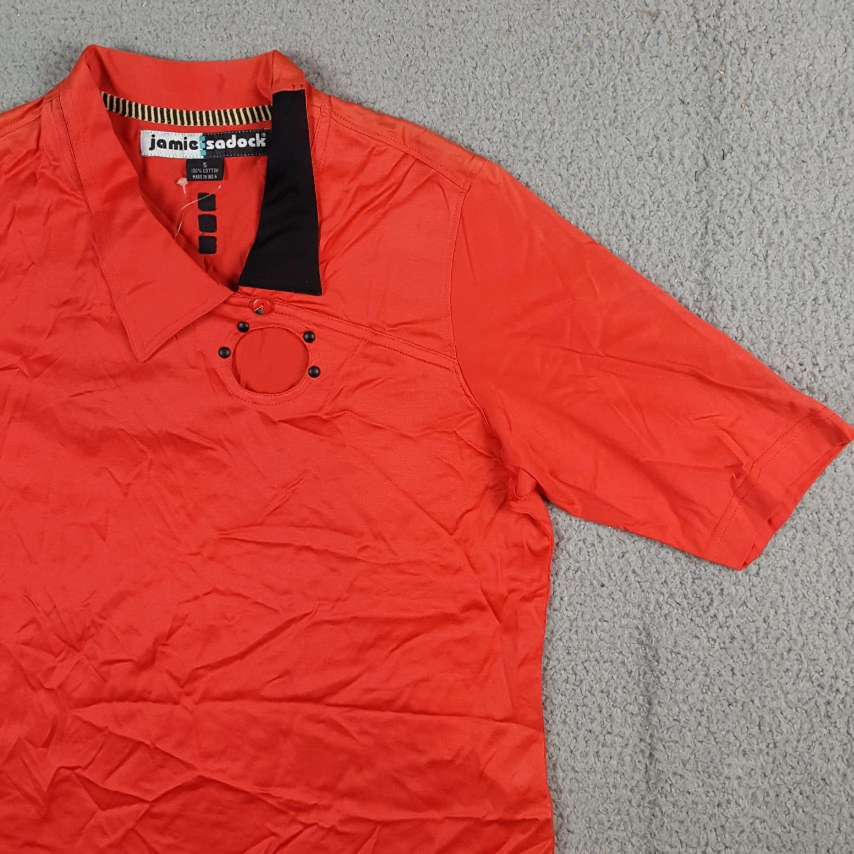 Vintage VINTAGE Jamie Sadock Polo Shirt Womens S Pink Short Sleeve Collared Button Cotton Preppy 90s 00s Retro Sports outdoor Y2K Size S / US 4 / IT 40 - 4 Thumbnail