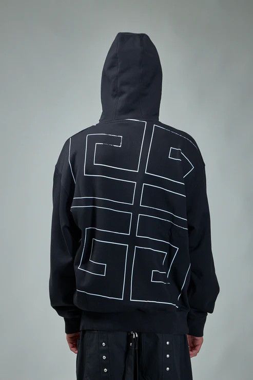 Givenchy os11x0724 4G Hoodie in Black Size US XL / EU 56 / 4 - 4 Thumbnail