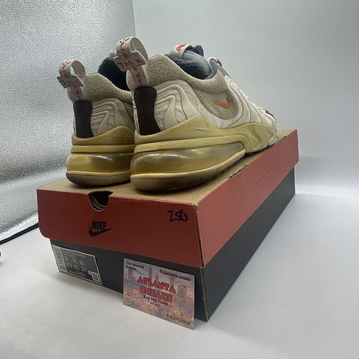 Nike Travis Scott x air max 270 cactus trail Size US 10 / EU 43 - 5 Thumbnail