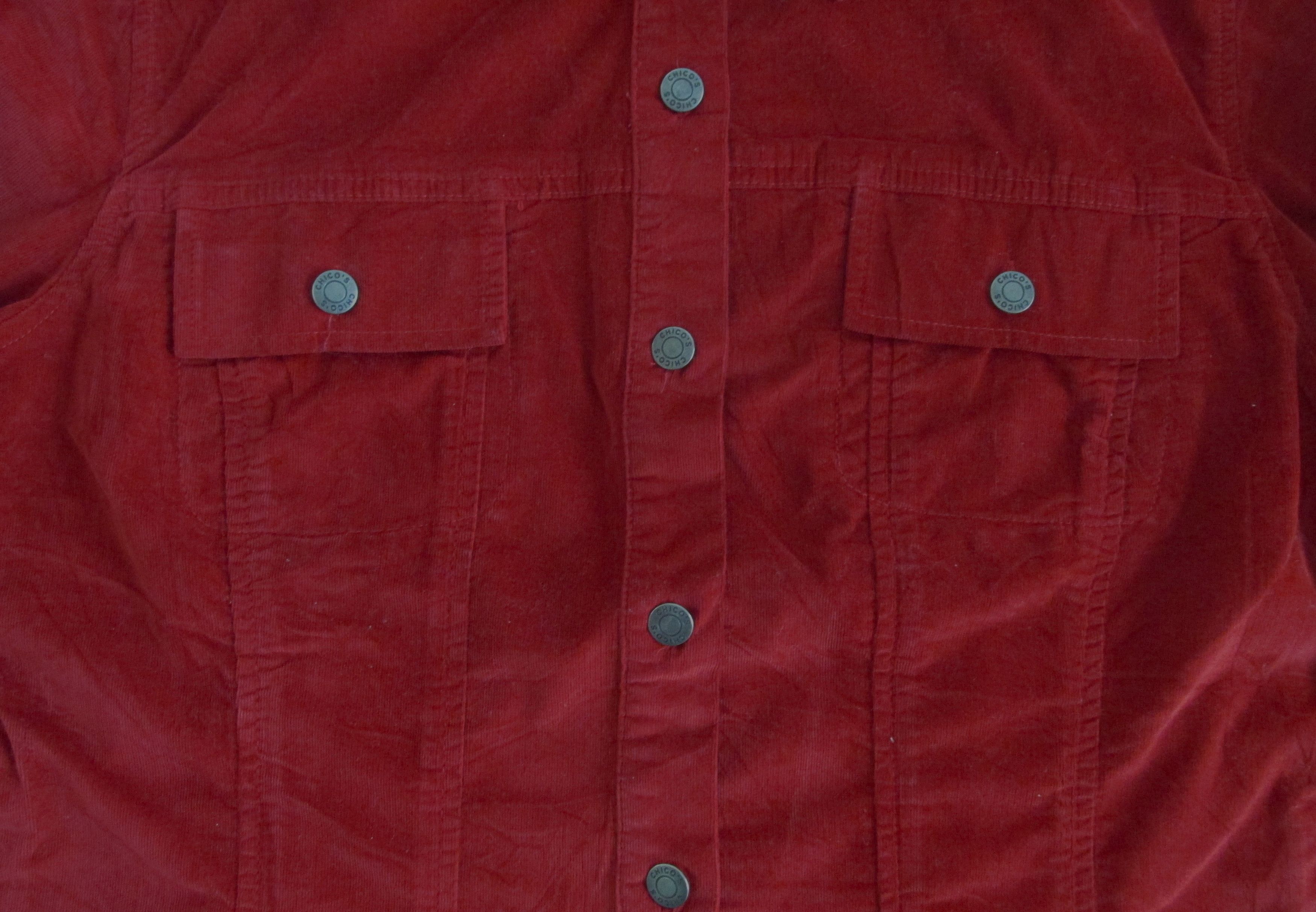 Chicos Chico's Women's Corduroy Shirt Size Small Size S / US 4 / IT 40 - 3 Thumbnail