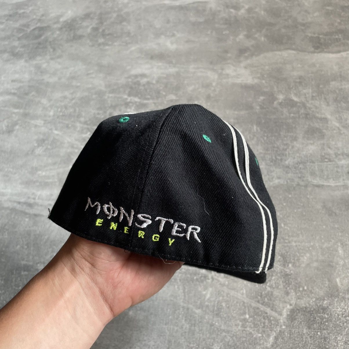 Japanese Brand Vintage Y2K Monster Energy Cap moto hat Japan ninja racing Size ONE SIZE - 3 Thumbnail